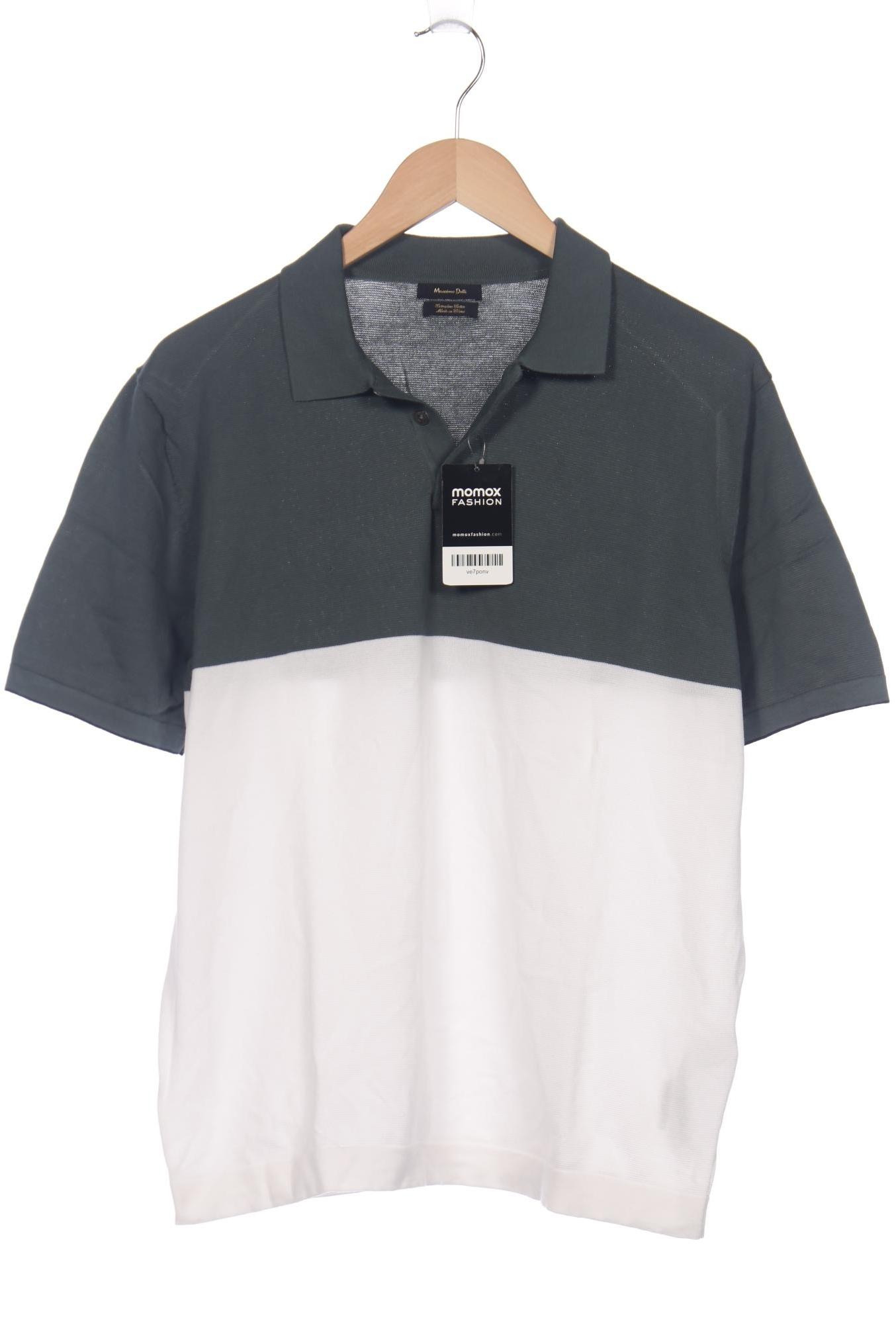 

Massimo Dutti Herren Poloshirt, grün, Gr. 54