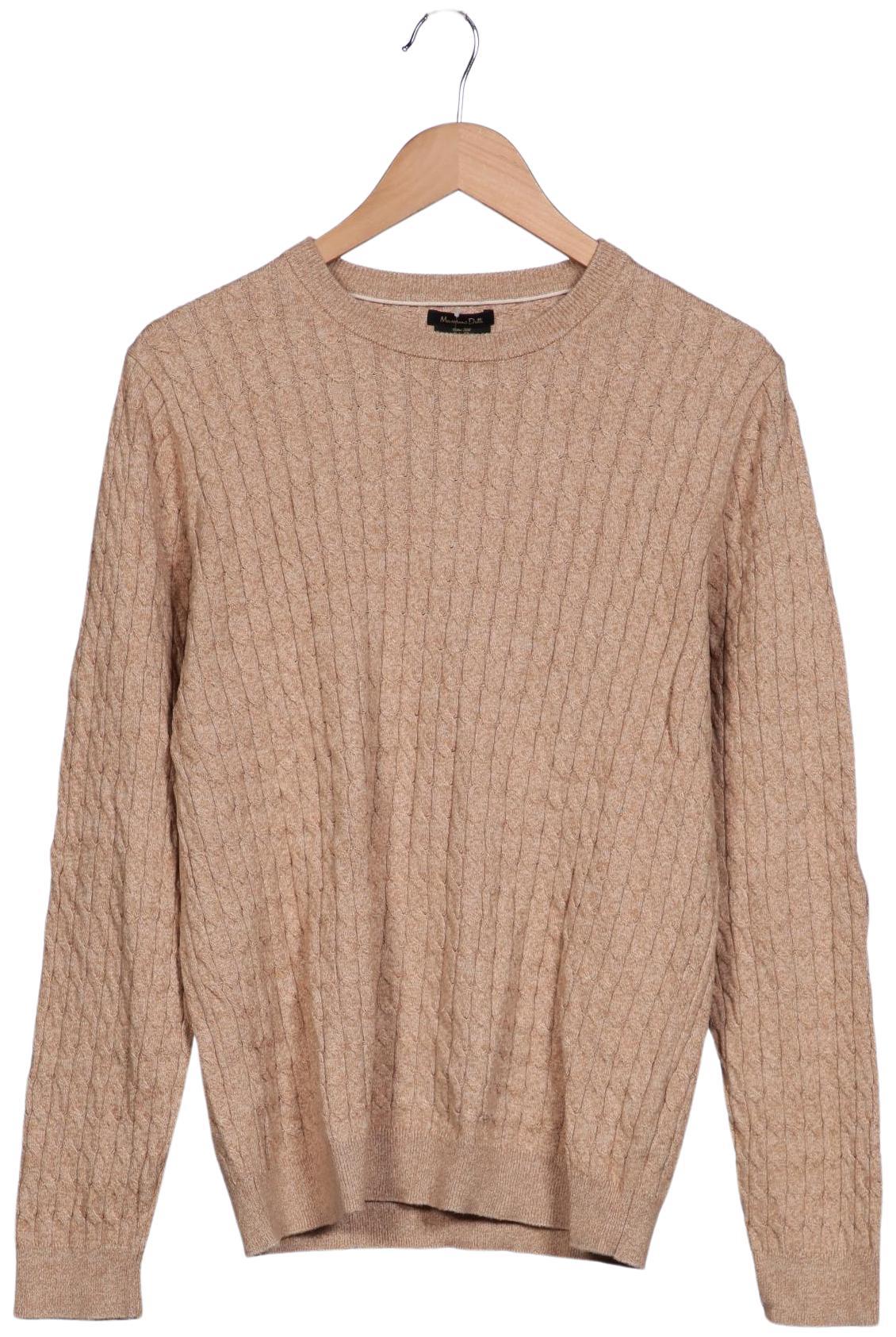 

Massimo Dutti Herren Pullover, beige, Gr. 52