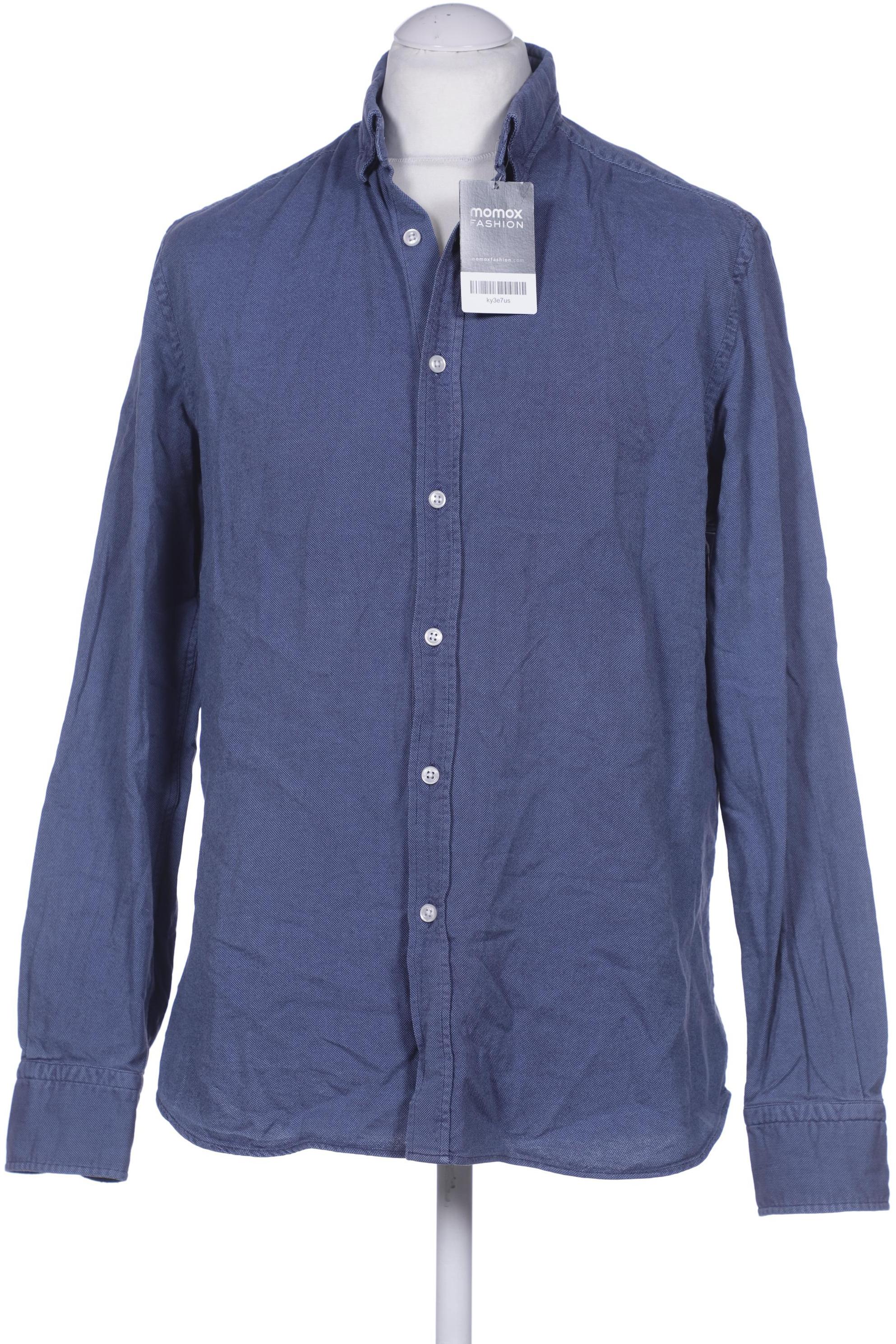 

Massimo Dutti Herren Hemd, marineblau, Gr. 52