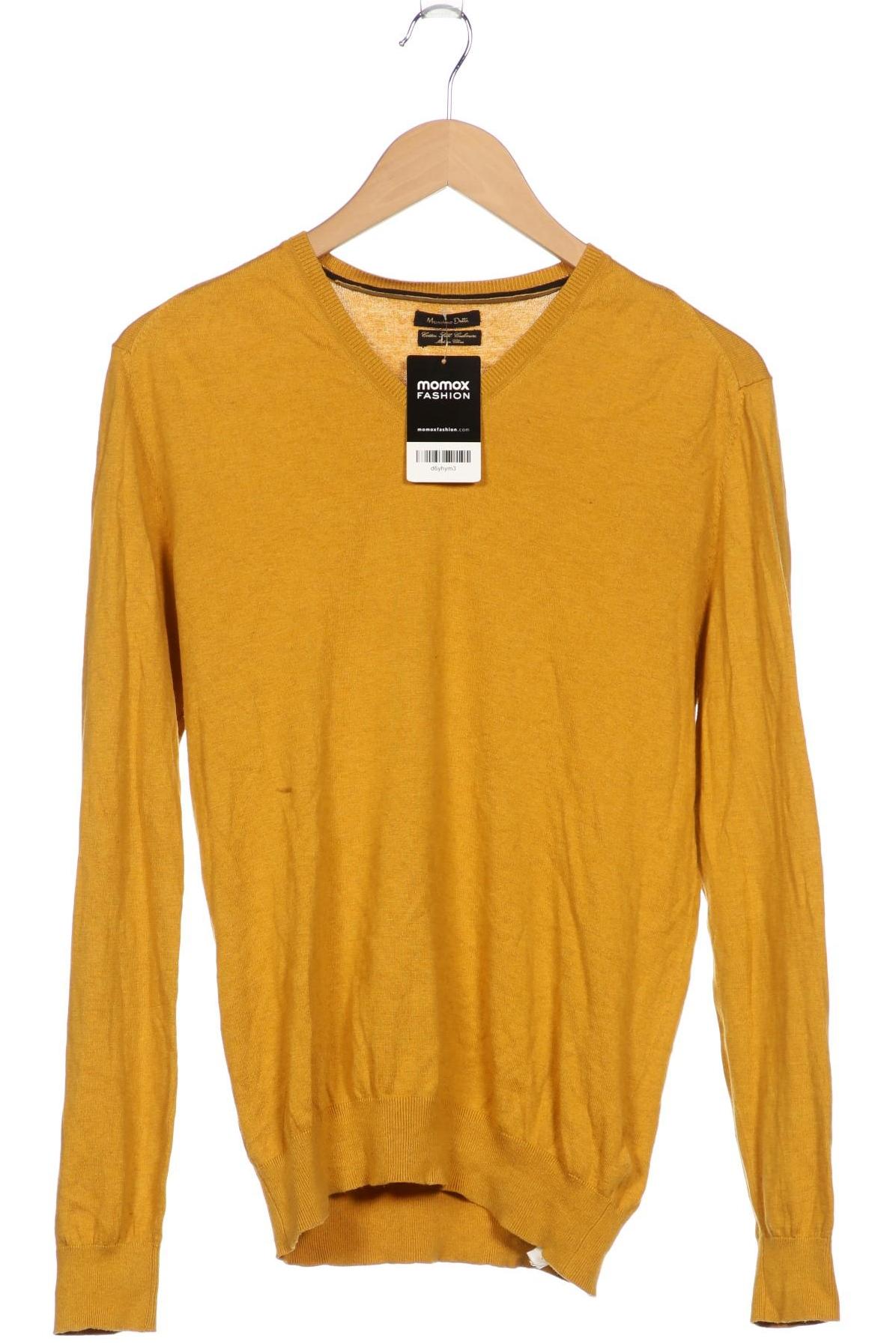 

Massimo Dutti Herren Pullover, gelb, Gr. 48