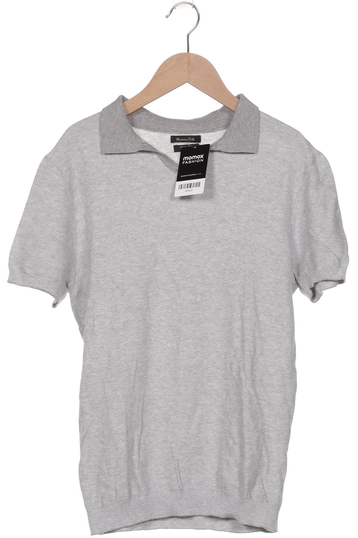 

Massimo Dutti Herren Poloshirt, grau, Gr. 48