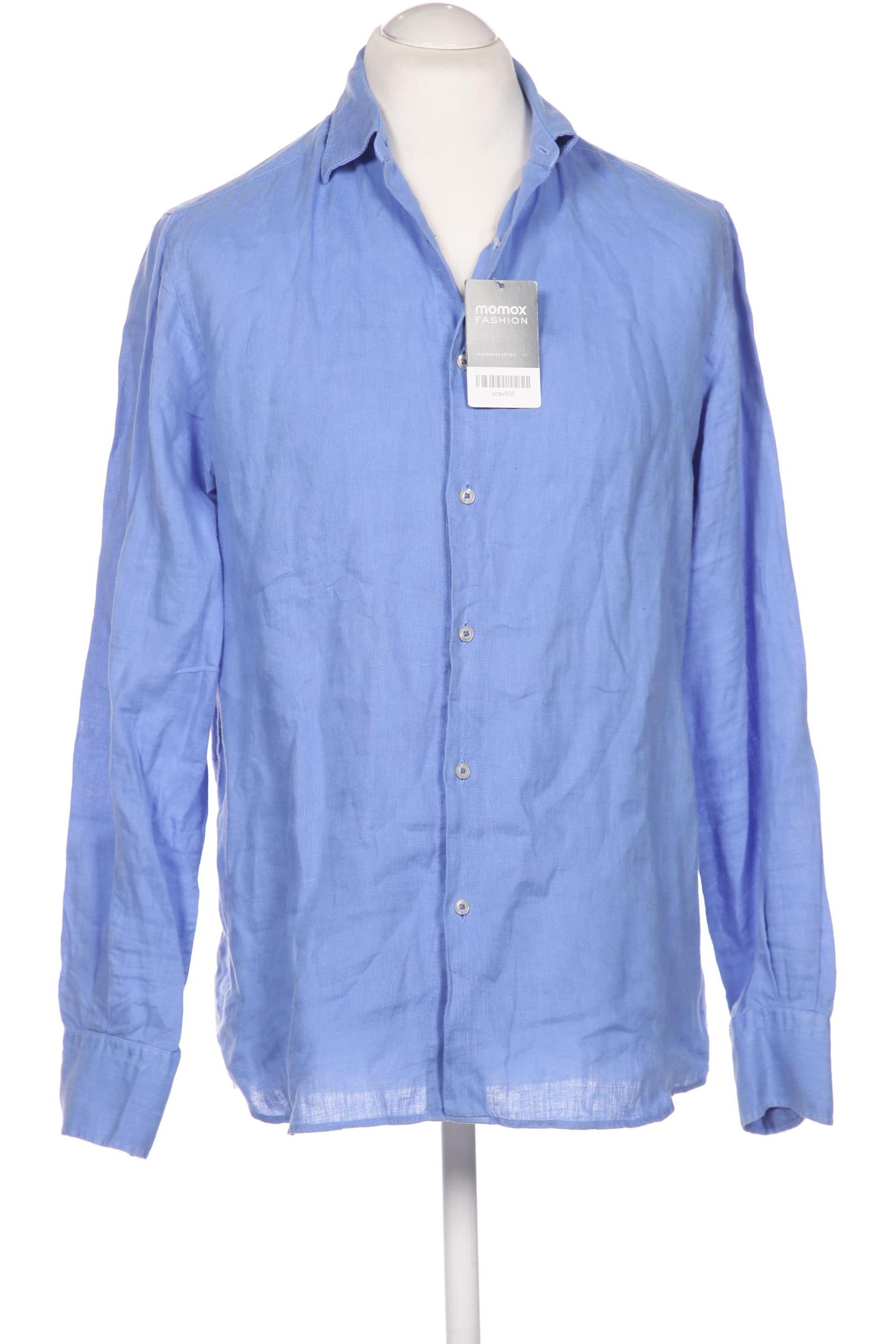 

Massimo Dutti Herren Hemd, blau, Gr. 48