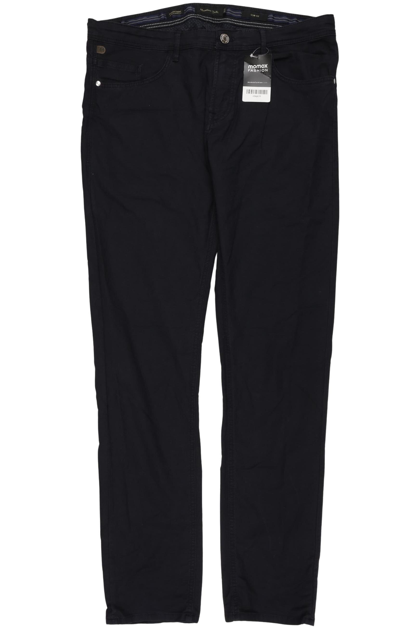 

Massimo Dutti Herren Stoffhose, marineblau, Gr. 34