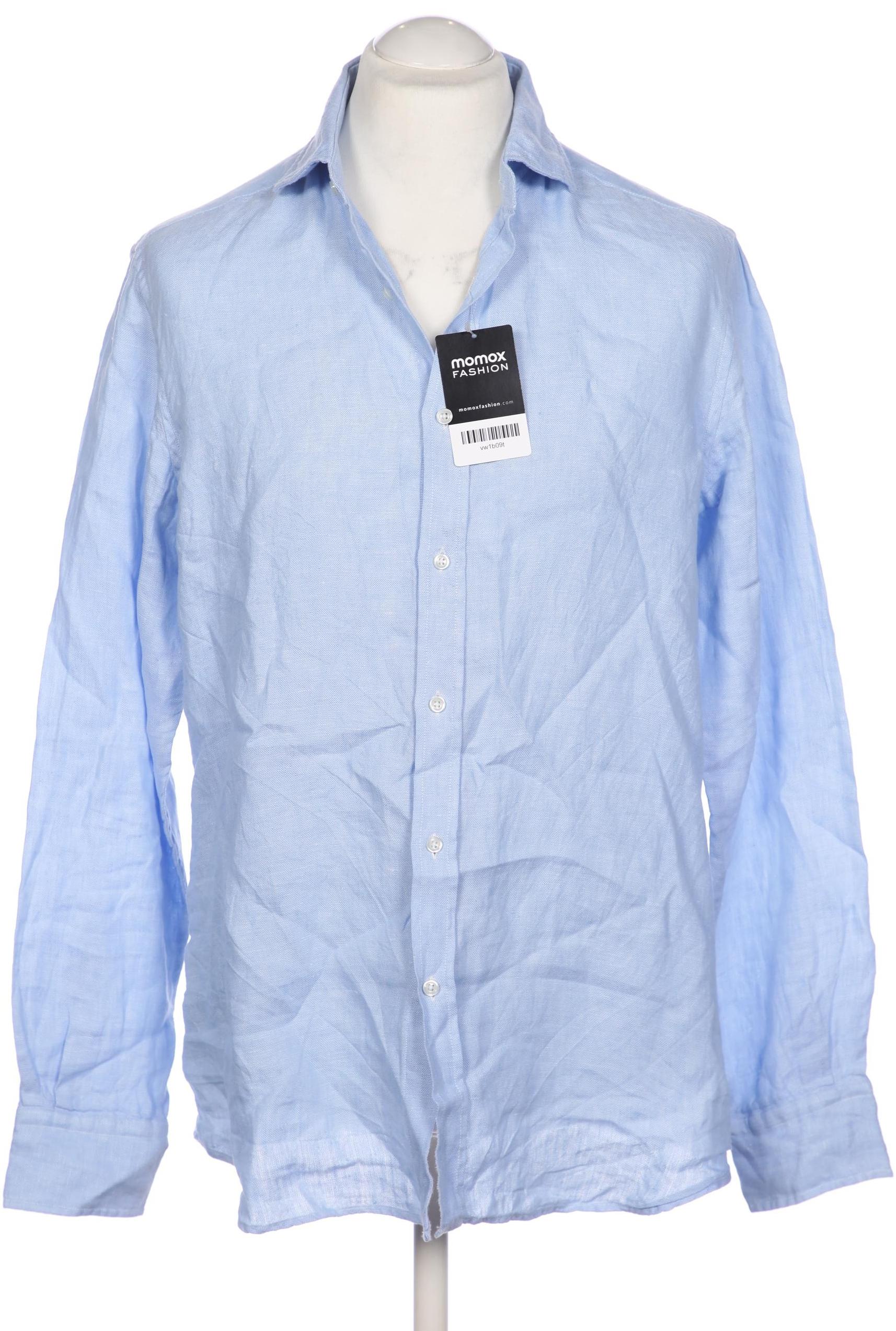 

Massimo Dutti Herren Hemd, blau, Gr. 52