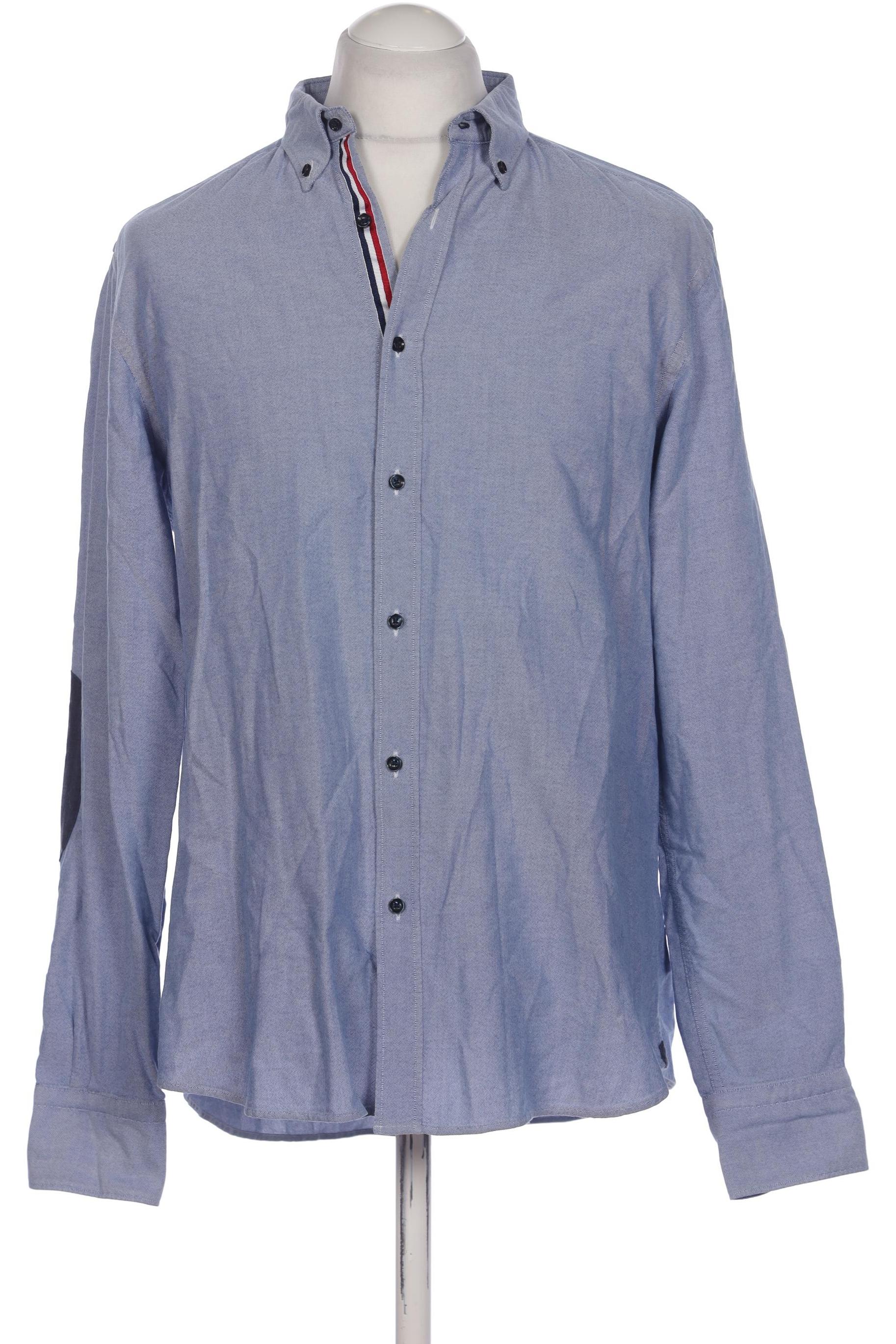 

Massimo Dutti Herren Hemd, marineblau, Gr. 52