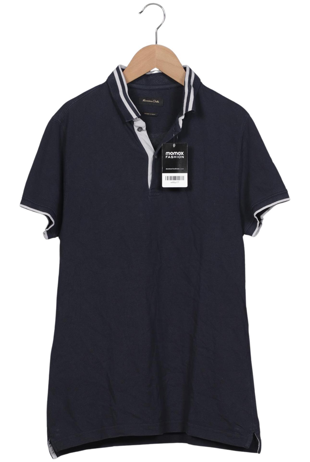 

Massimo Dutti Herren Poloshirt, marineblau, Gr. 48
