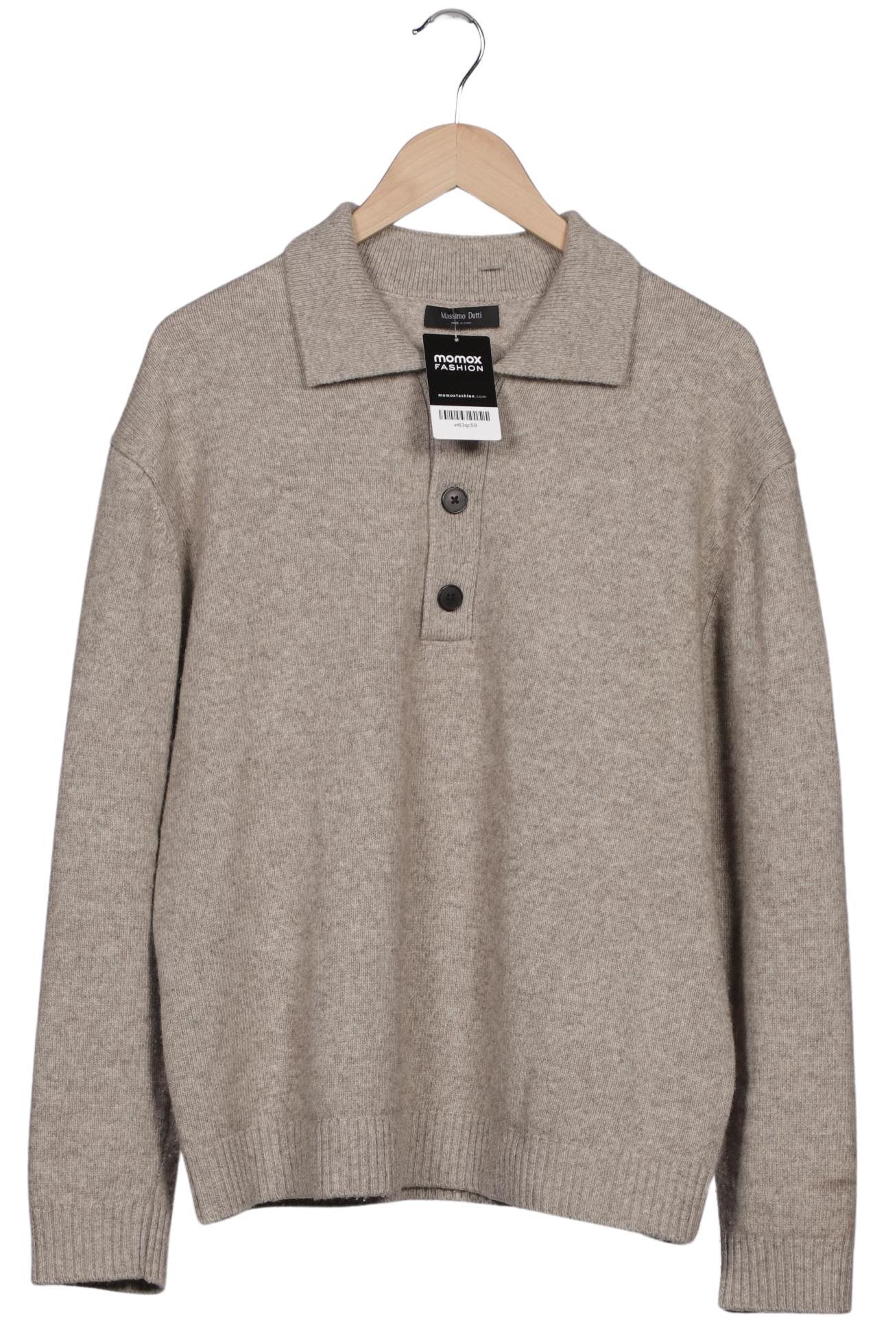 

Massimo Dutti Herren Pullover, grau, Gr. 54