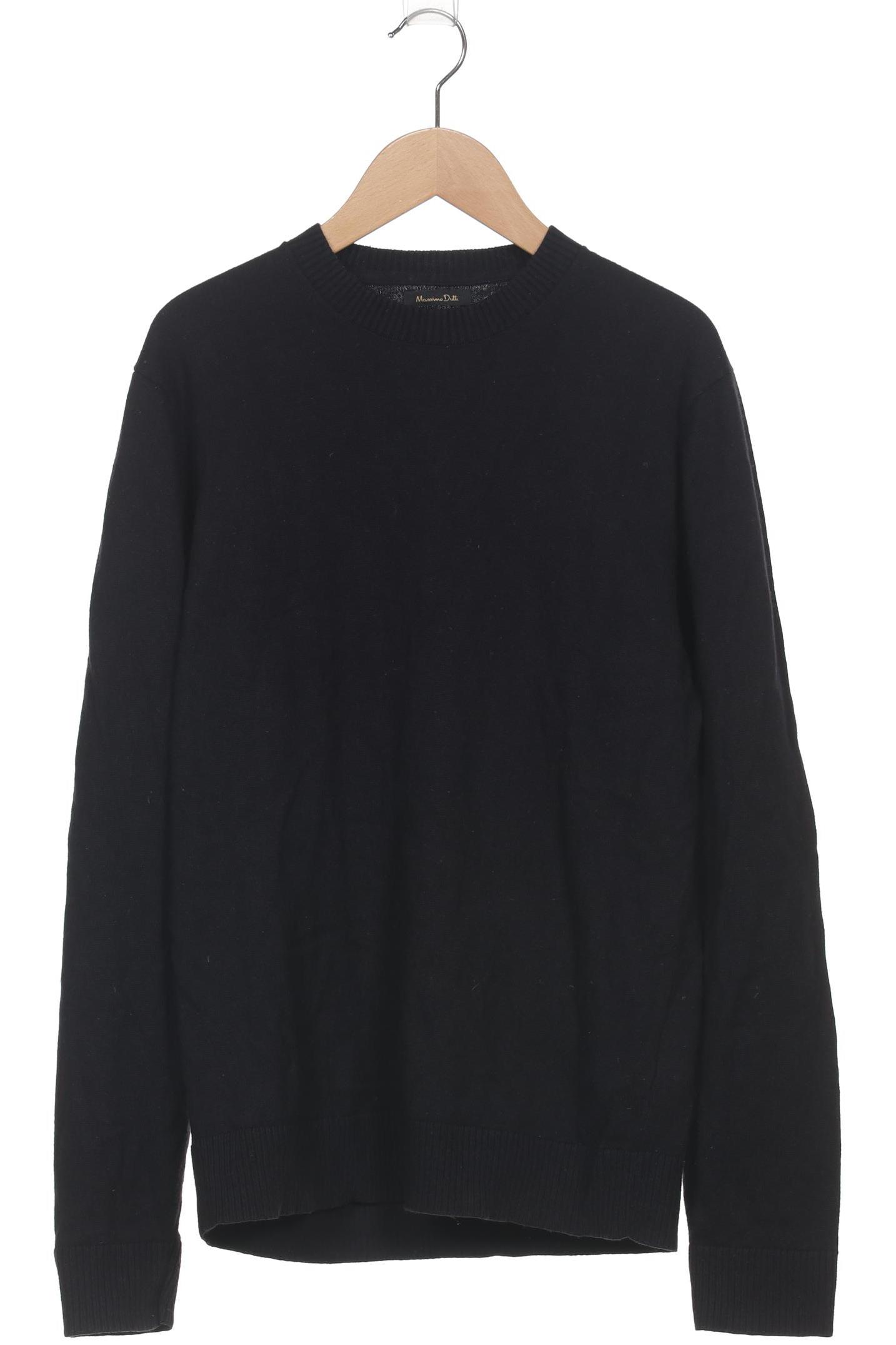 

Massimo Dutti Herren Pullover, schwarz, Gr. 48