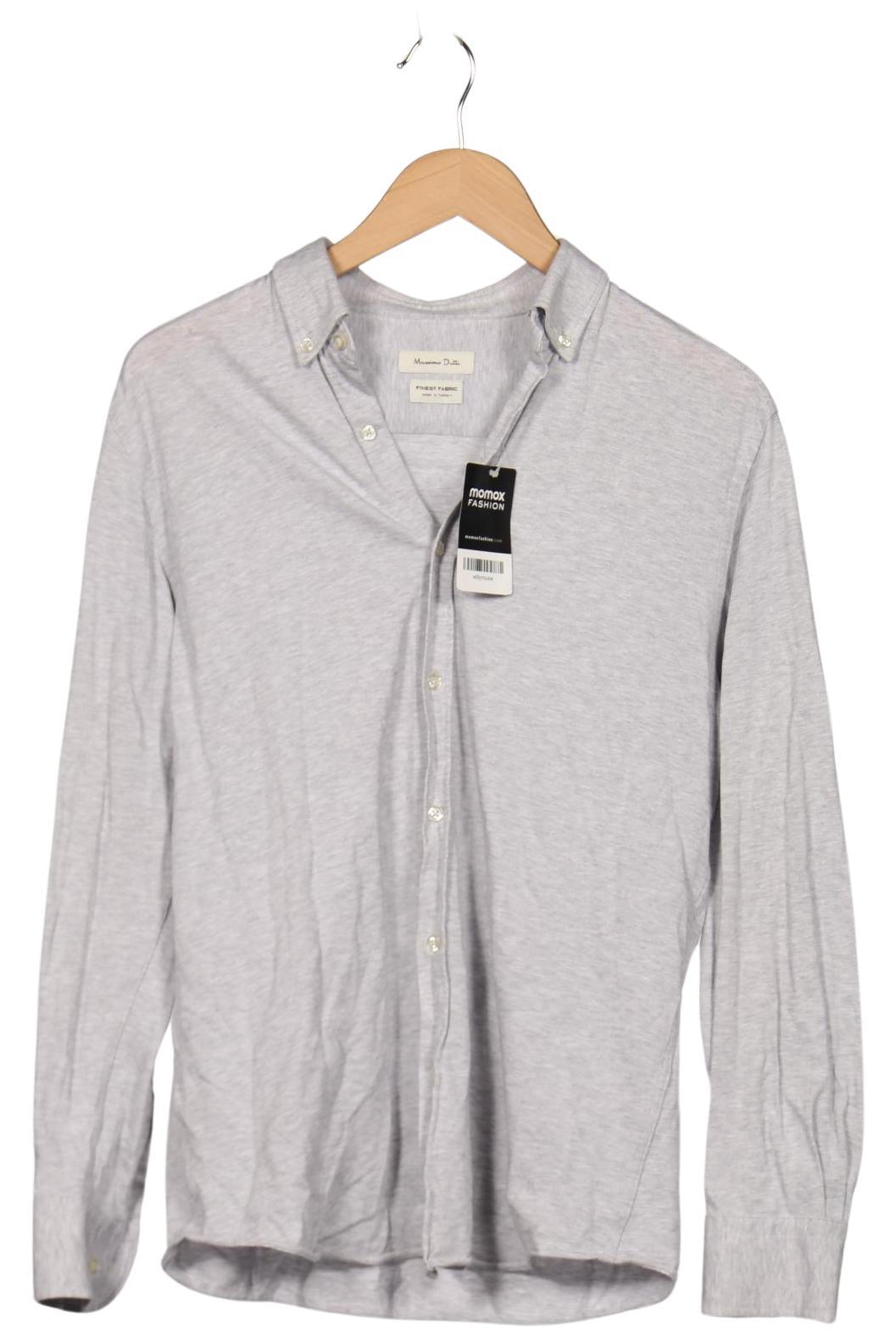 

Massimo Dutti Herren Hemd, grau, Gr. 48