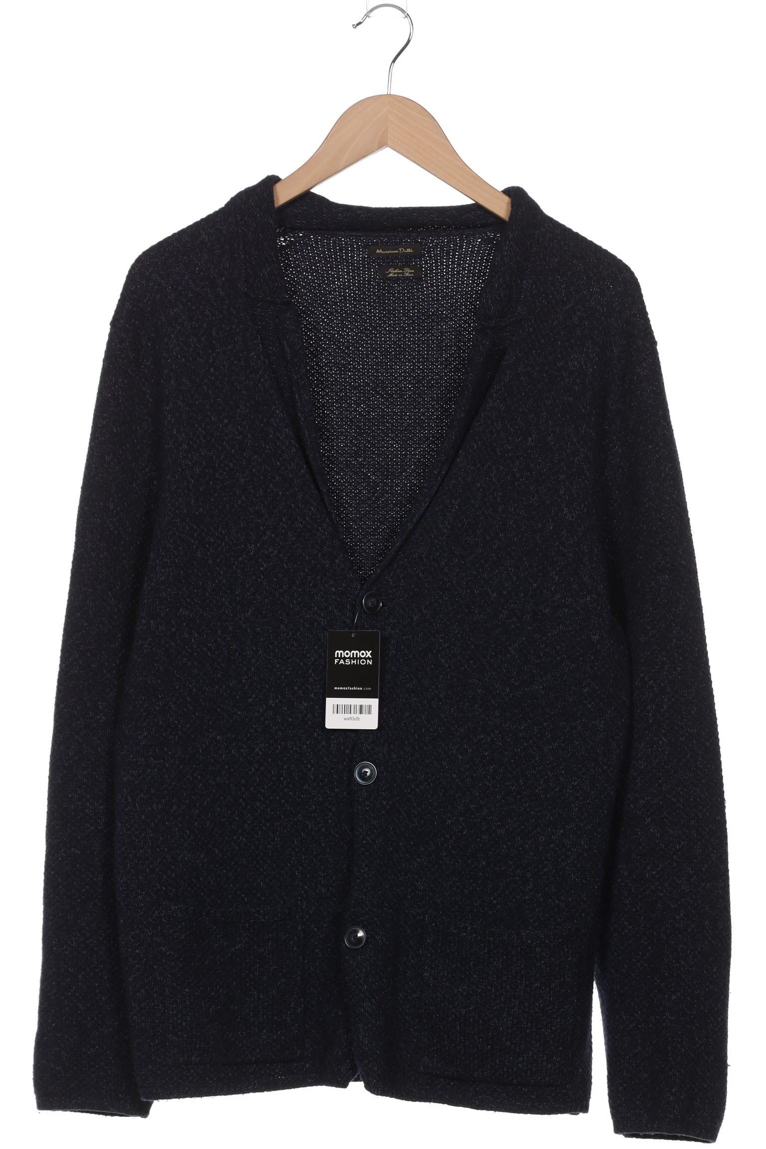

Massimo Dutti Herren Strickjacke, marineblau, Gr. 54