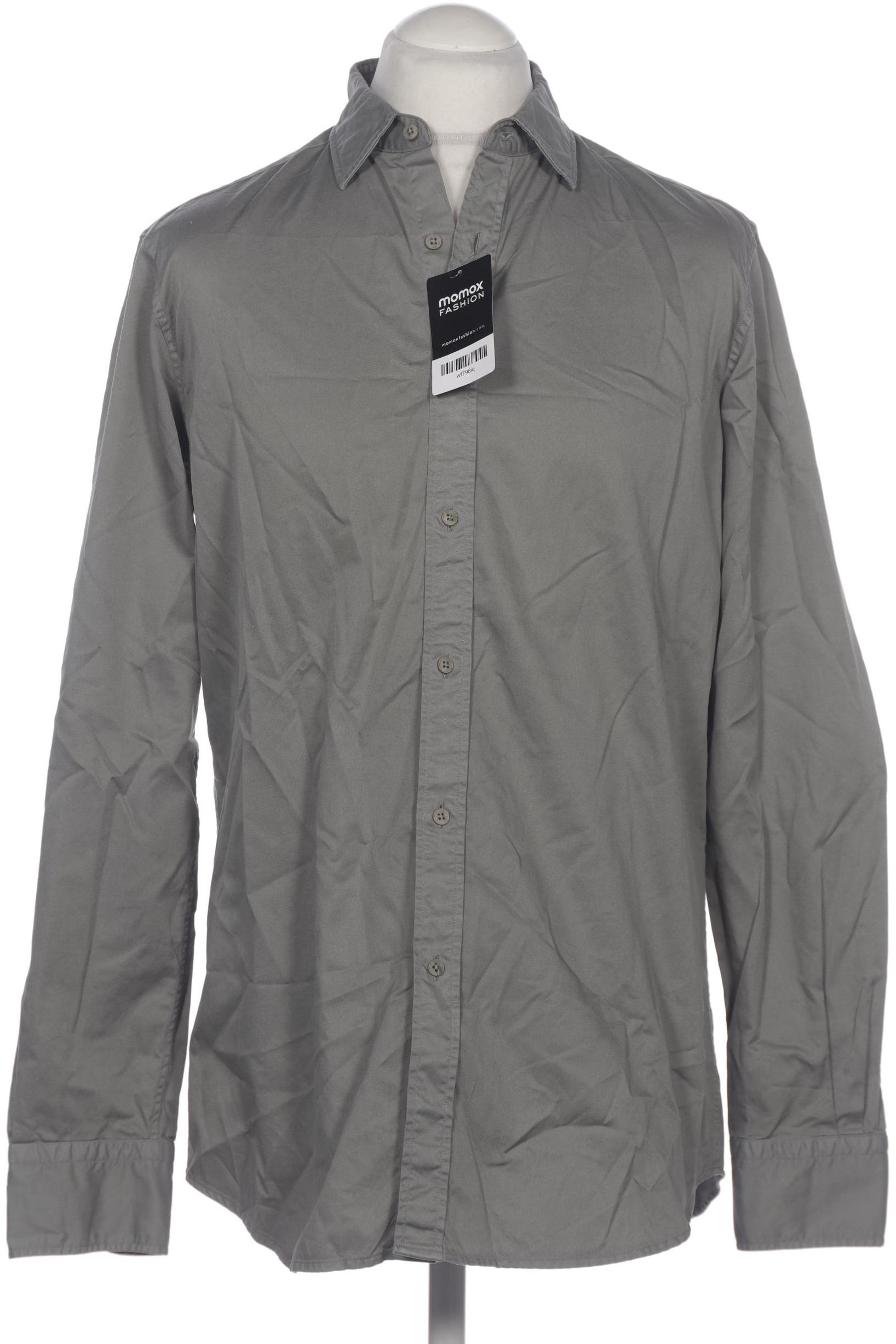 

Massimo Dutti Herren Hemd, grün, Gr. 52