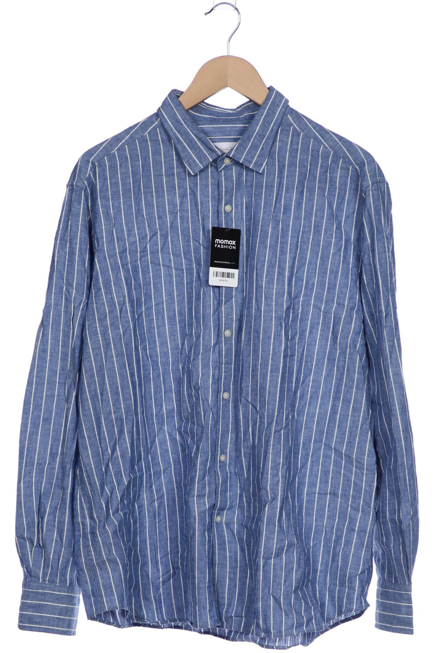 

Massimo Dutti Herren Hemd, blau, Gr. 56