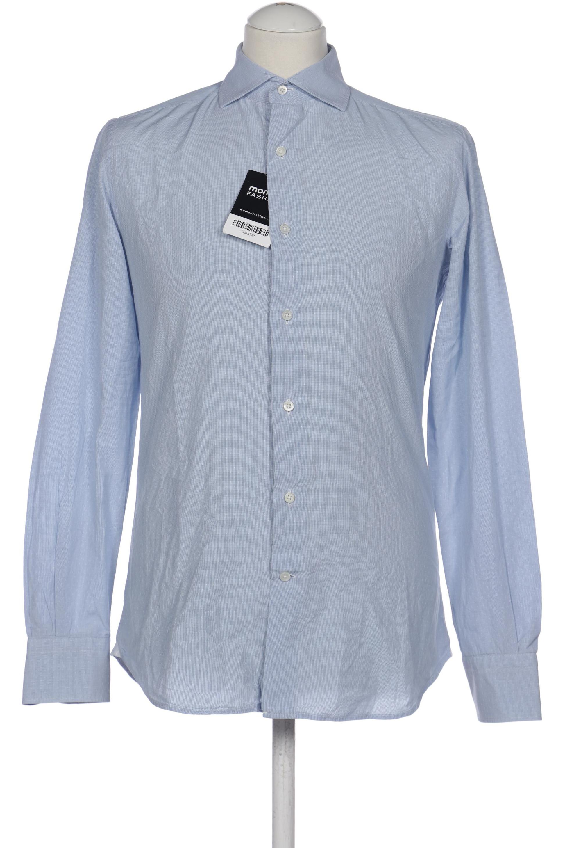 

Massimo Dutti Herren Hemd, hellblau, Gr. 46