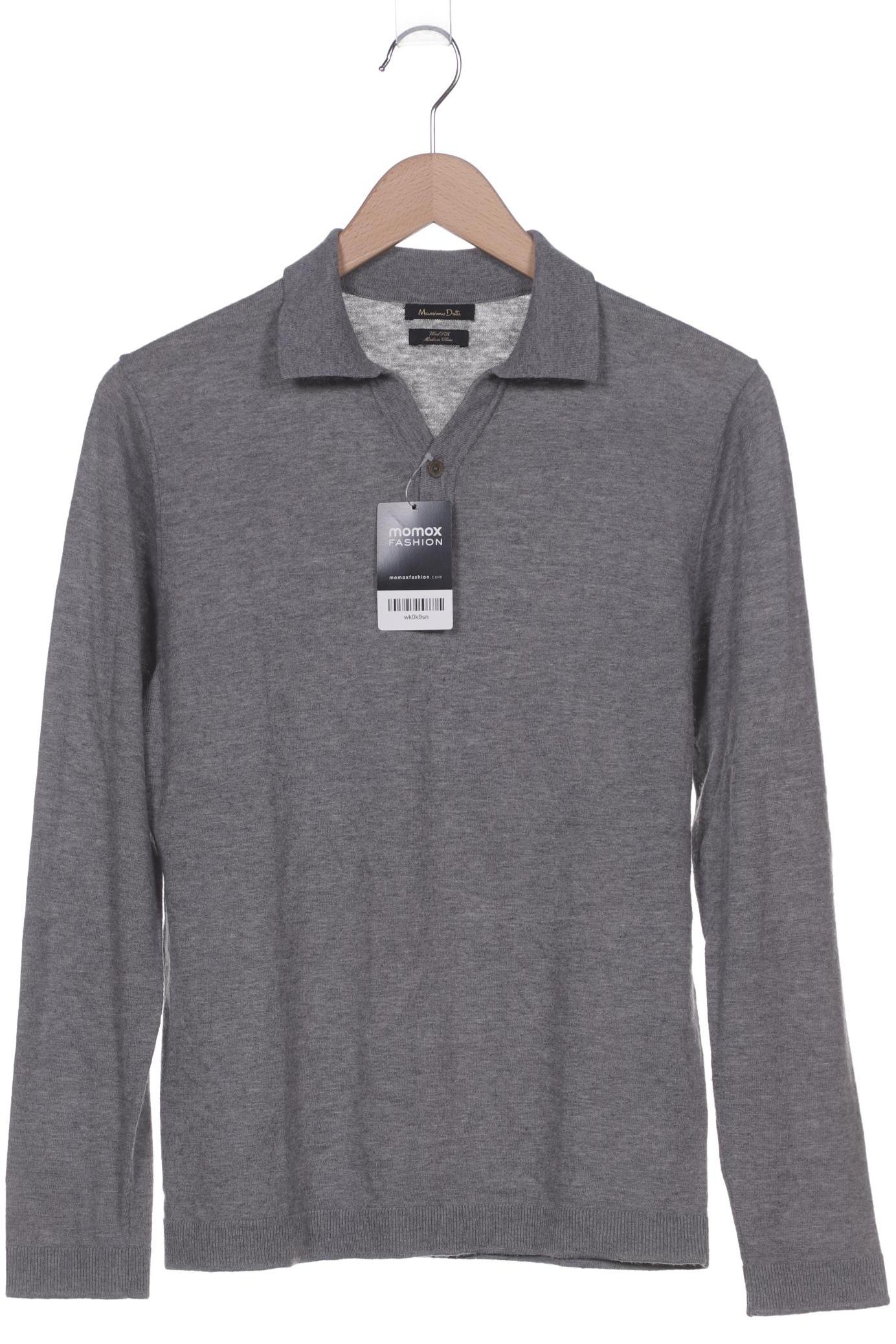 

Massimo Dutti Herren Pullover, grau, Gr. 48