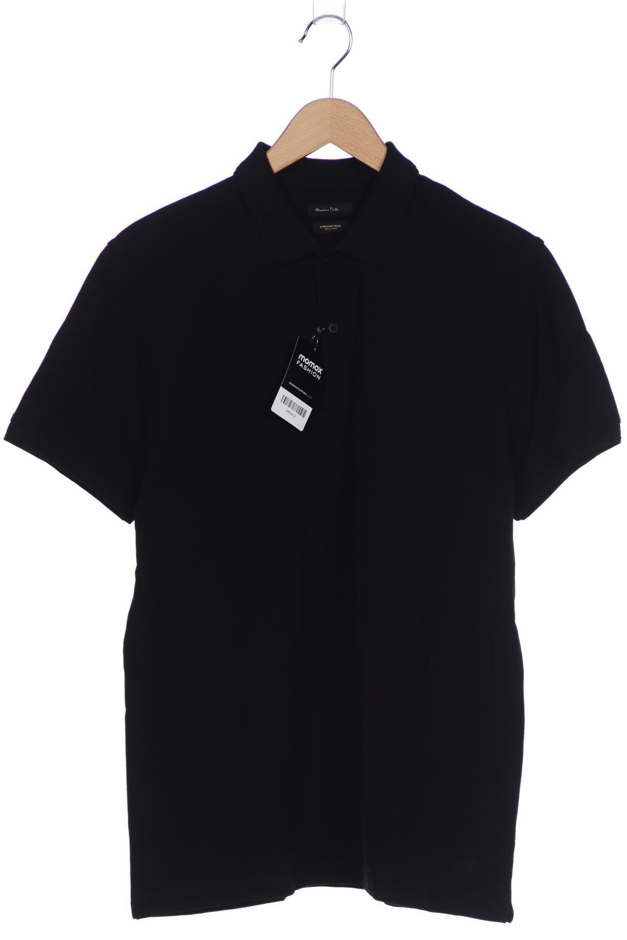 

Massimo Dutti Herren Poloshirt, schwarz, Gr. 54