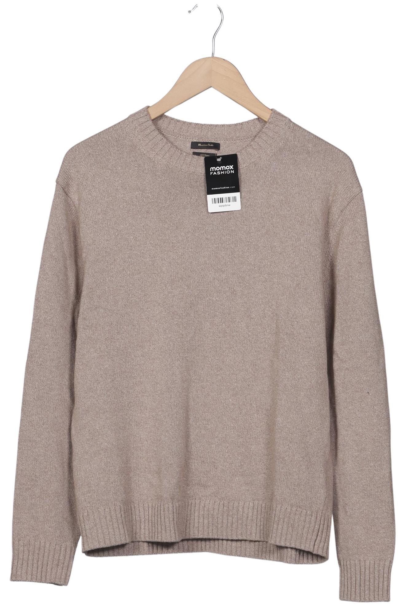 

Massimo Dutti Herren Pullover, beige, Gr. 48