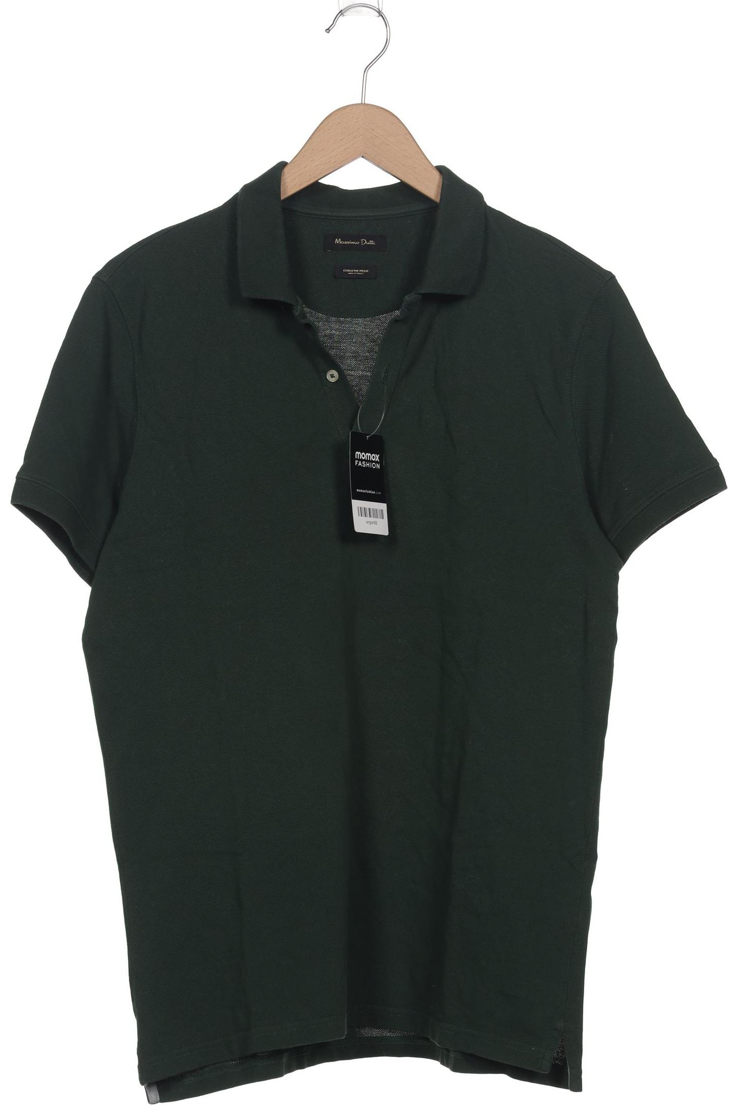 

Massimo Dutti Herren Poloshirt, grün, Gr. 52