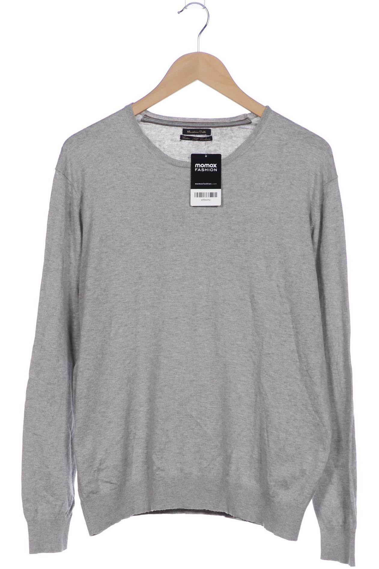 

Massimo Dutti Herren Pullover, grau, Gr. 54