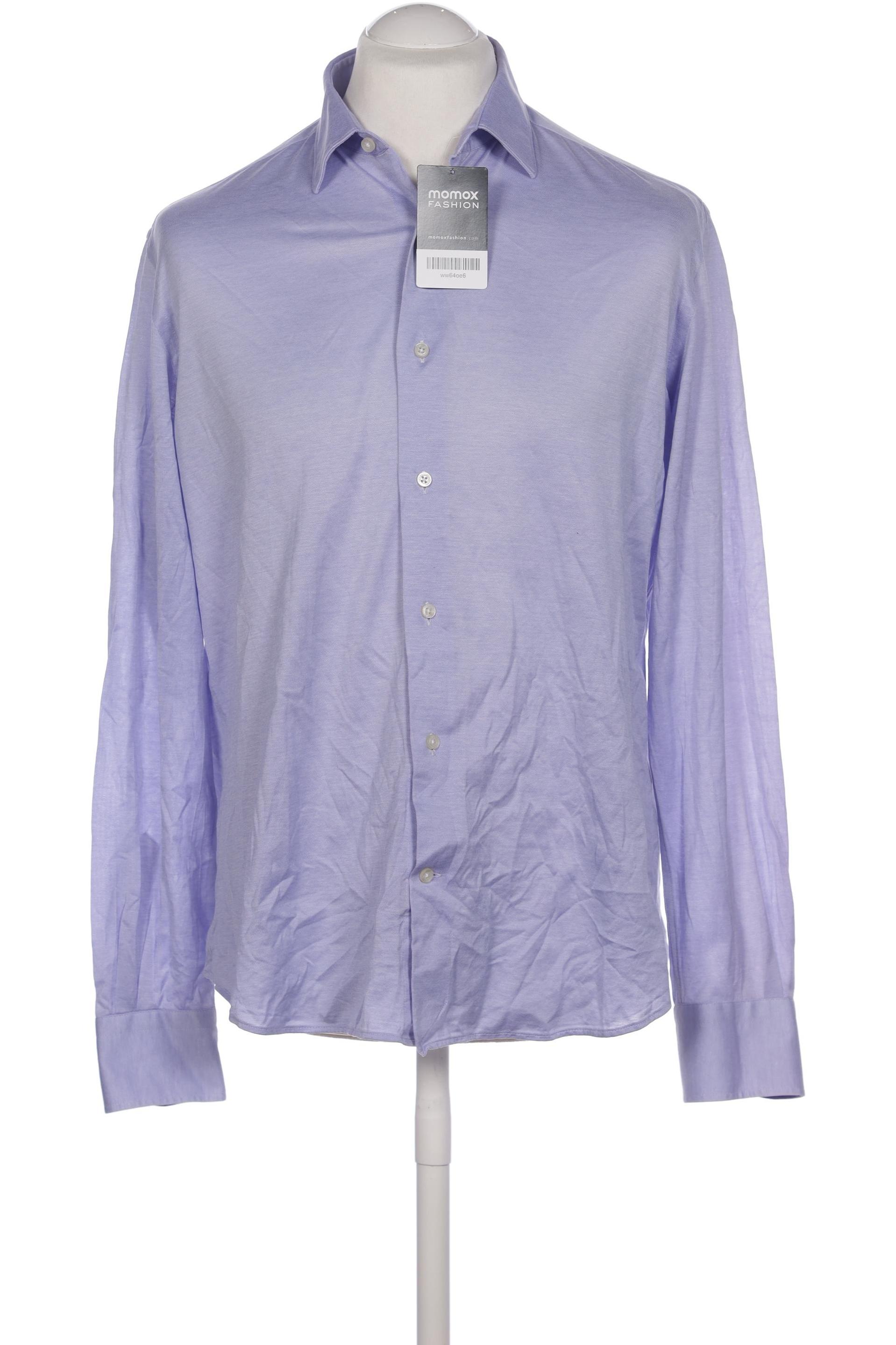 

Massimo Dutti Herren Hemd, flieder, Gr. 52