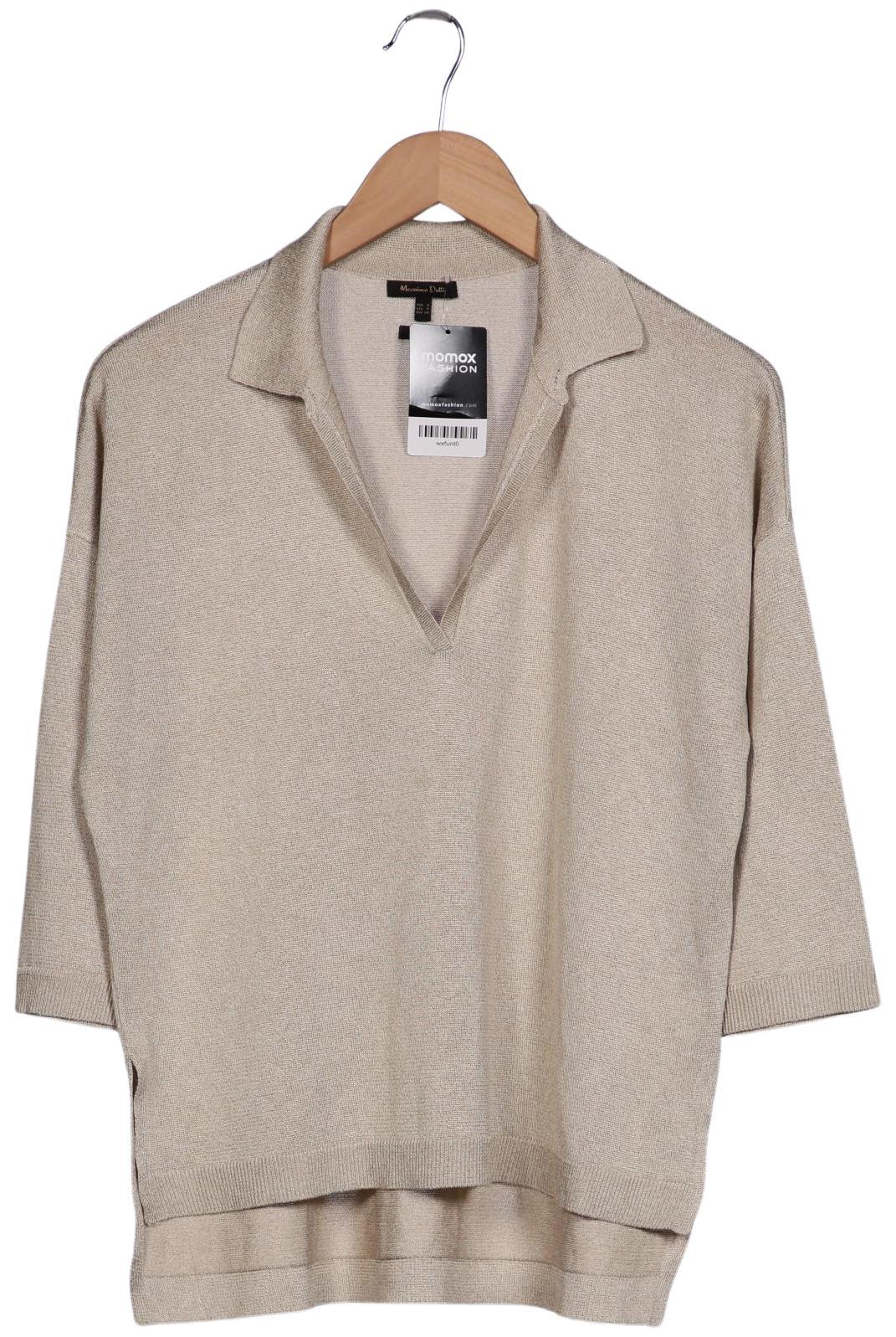 

Massimo Dutti Herren Pullover, beige, Gr. 46