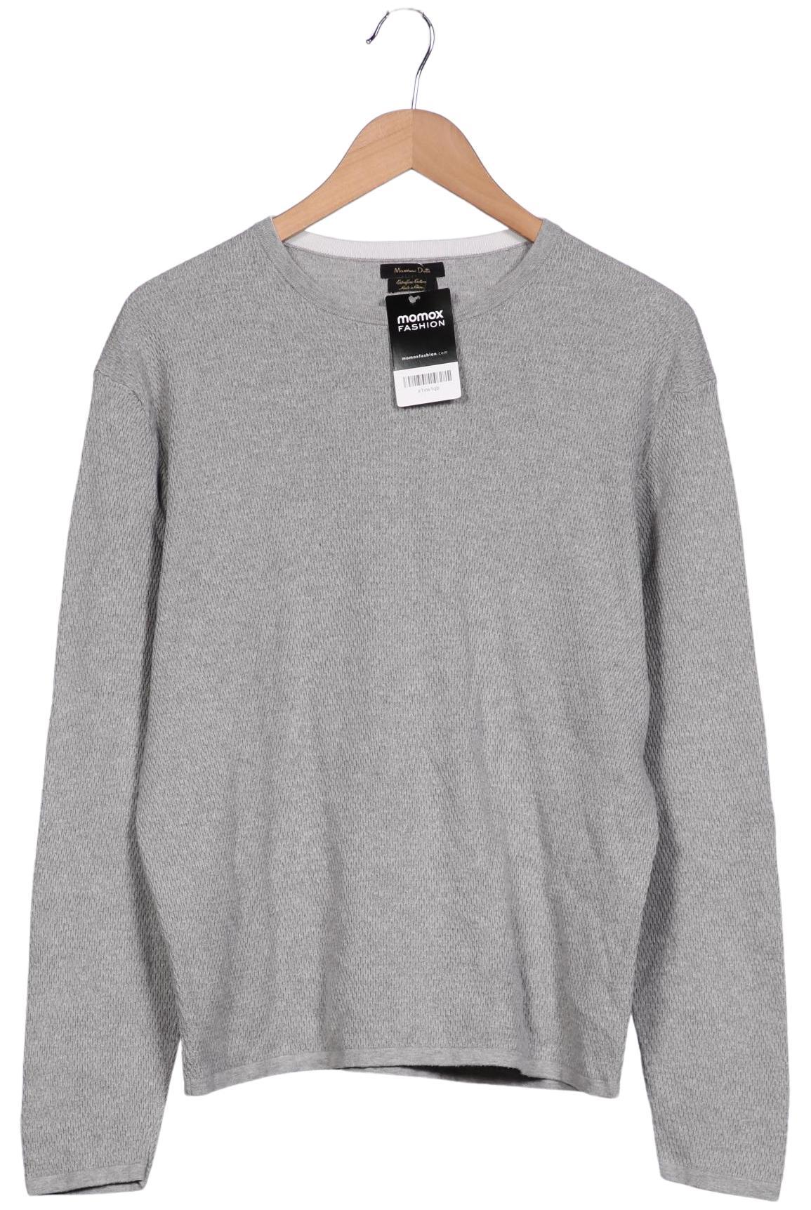 

Massimo Dutti Herren Pullover, grau, Gr. 54
