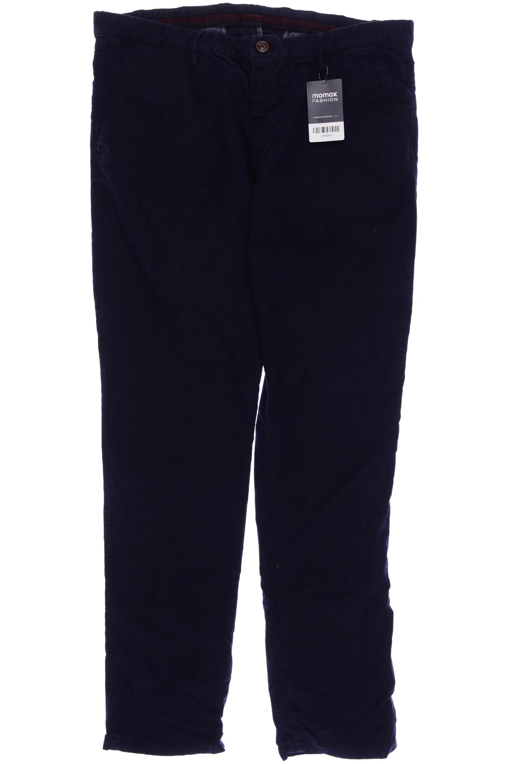 

Massimo Dutti Herren Stoffhose, marineblau, Gr. 46