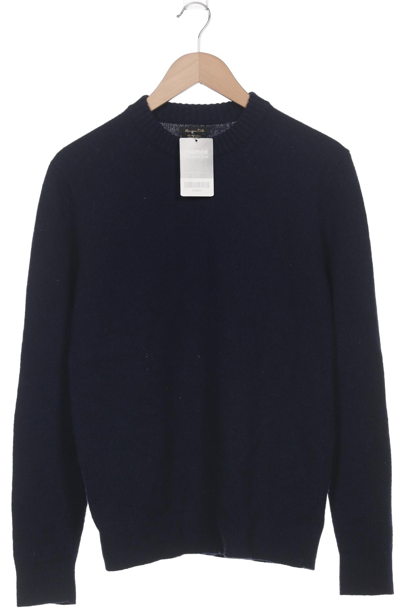 

Massimo Dutti Herren Pullover, marineblau, Gr. 48