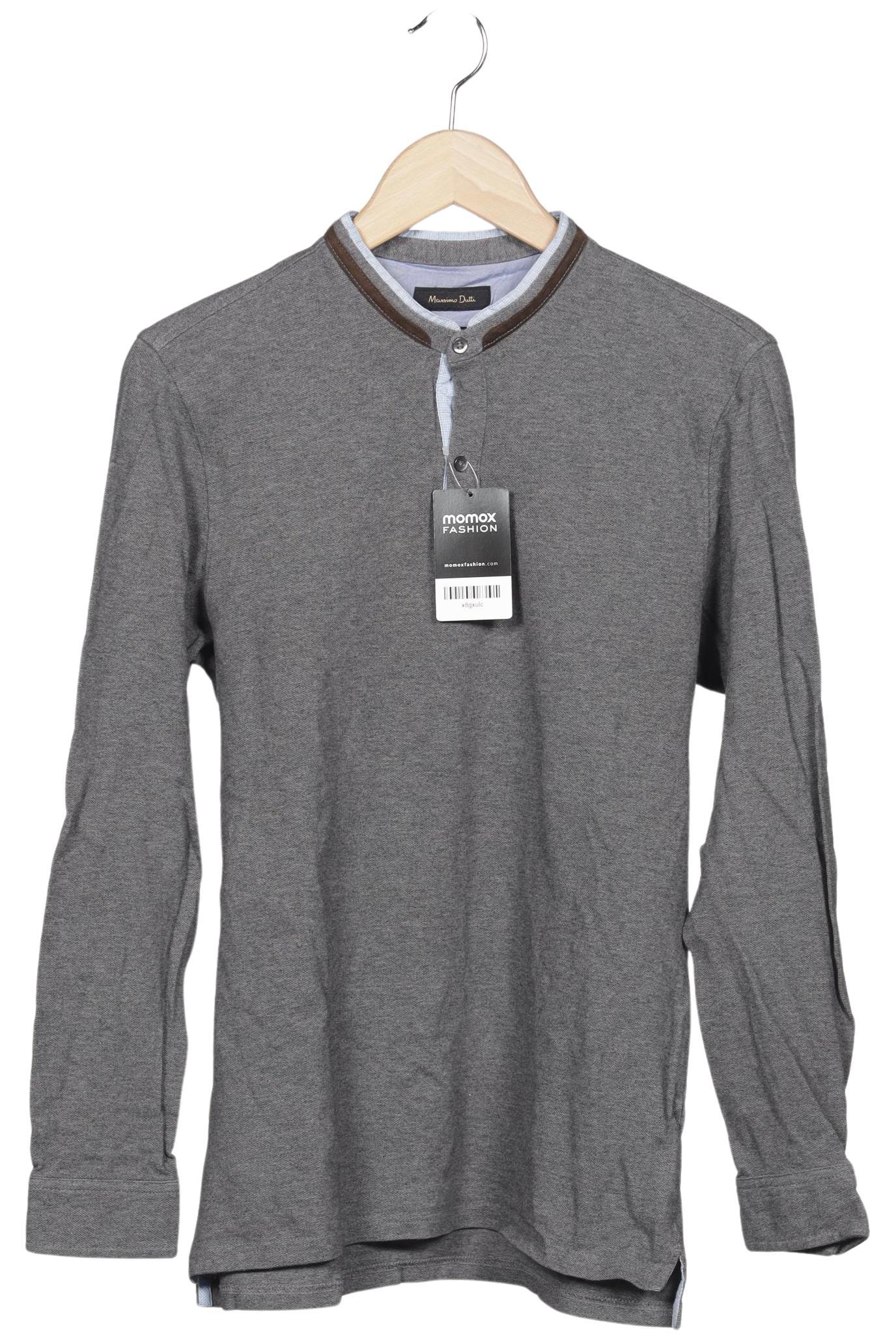 

Massimo Dutti Herren Poloshirt, grau, Gr. 52