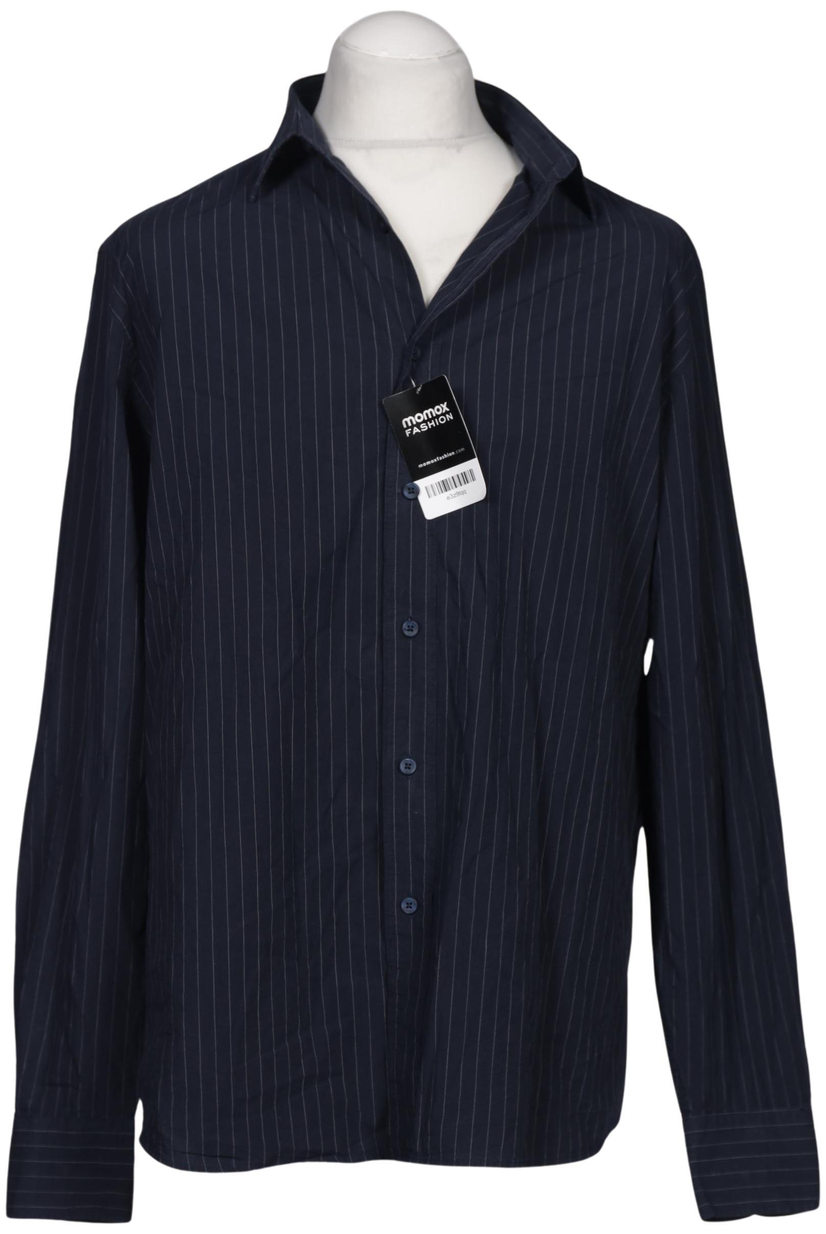 

Massimo Dutti Herren Hemd, marineblau, Gr. 54