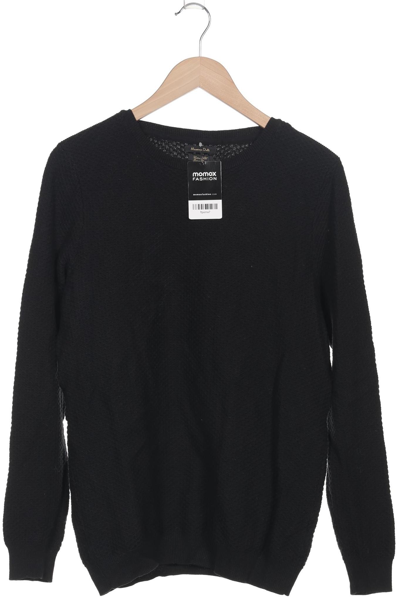 

Massimo Dutti Herren Pullover, schwarz, Gr. 52