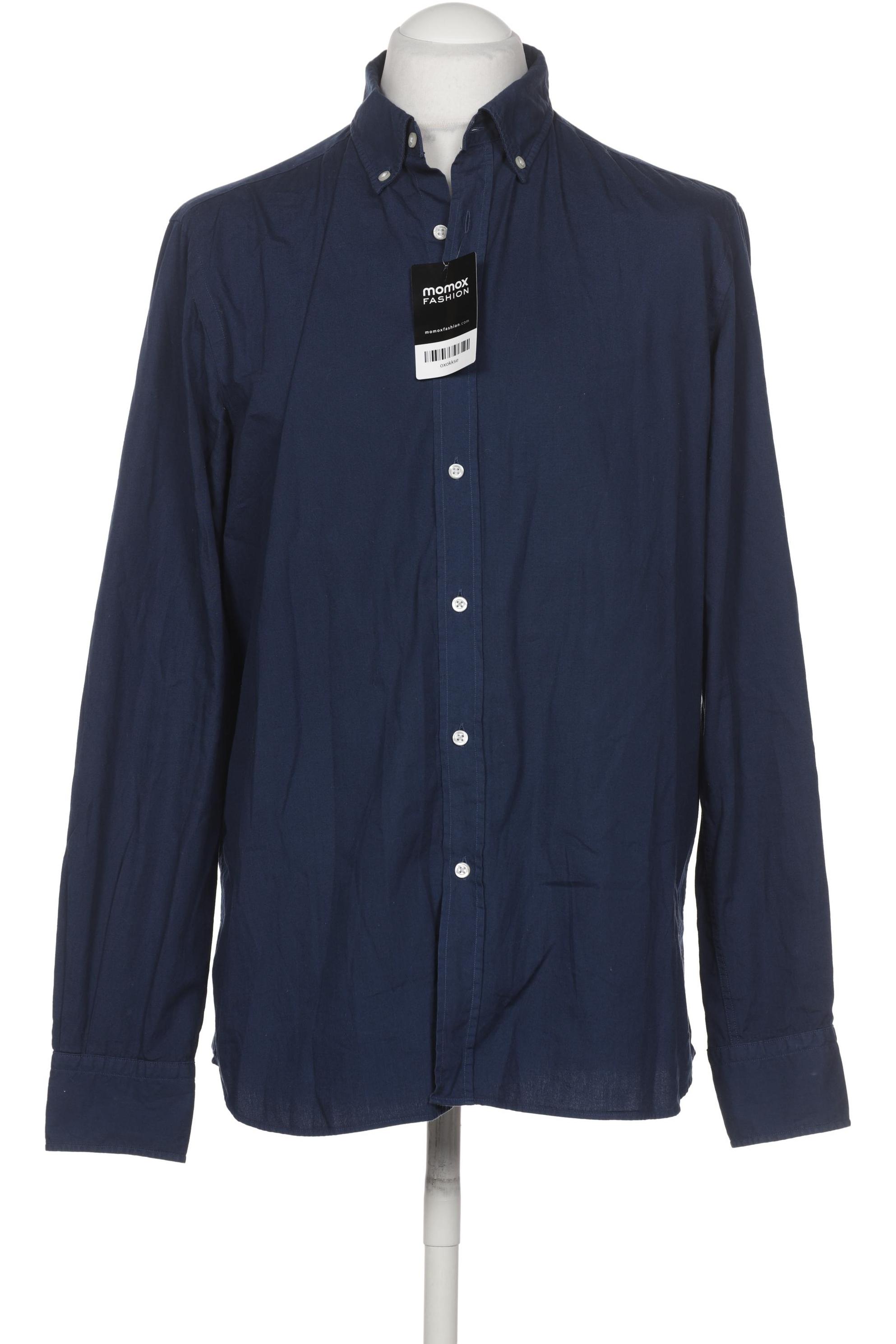 

Massimo Dutti Herren Hemd, marineblau, Gr. 54