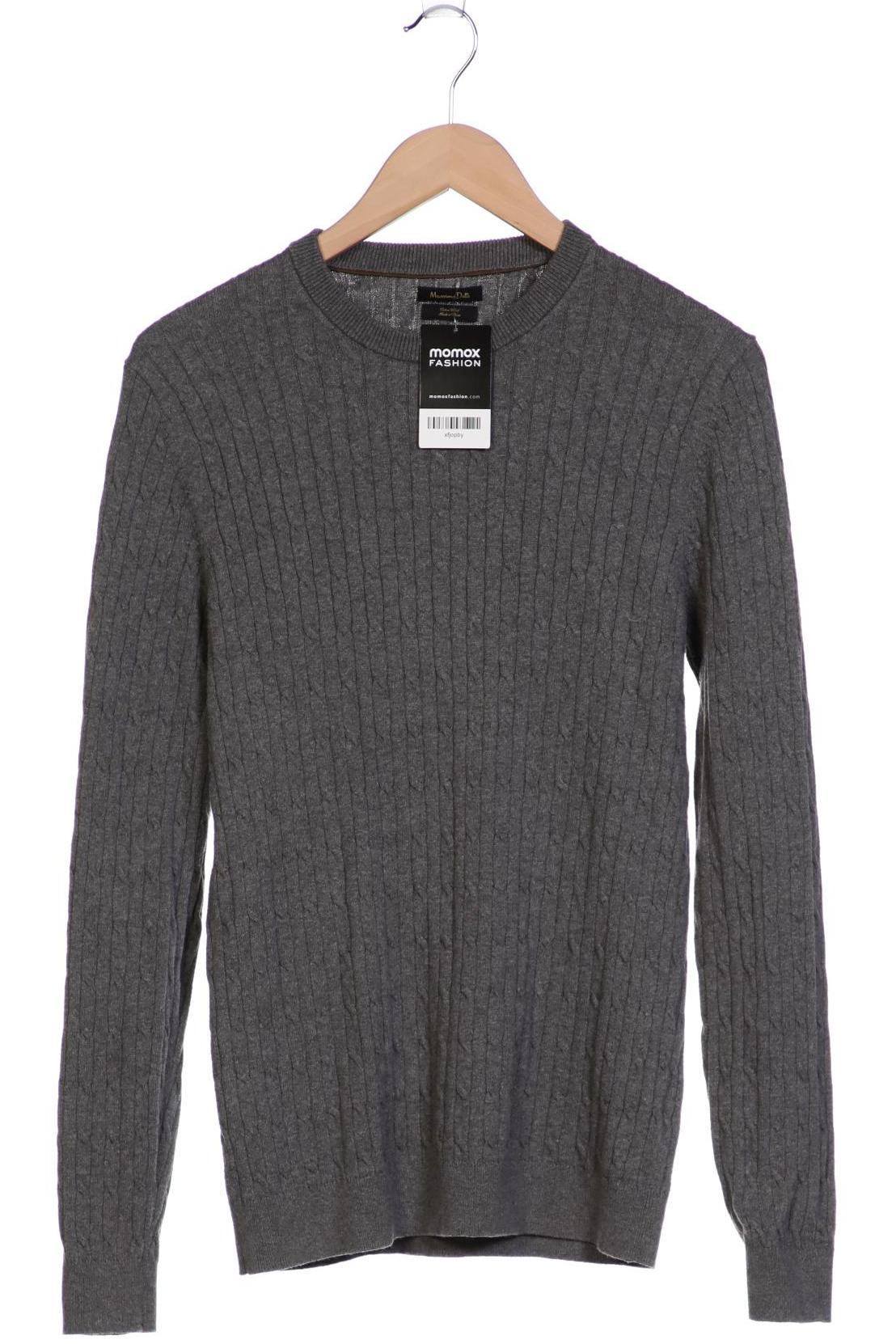 

Massimo Dutti Herren Pullover, grau, Gr. 48