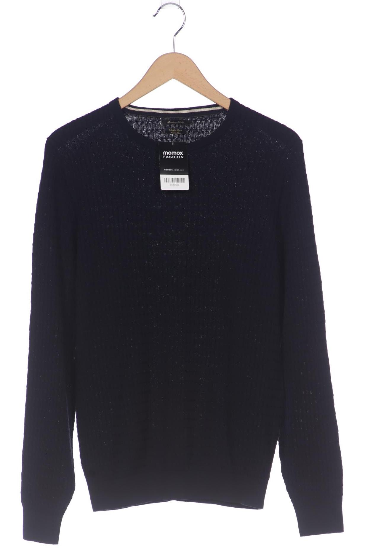 

Massimo Dutti Herren Pullover, marineblau, Gr. 52