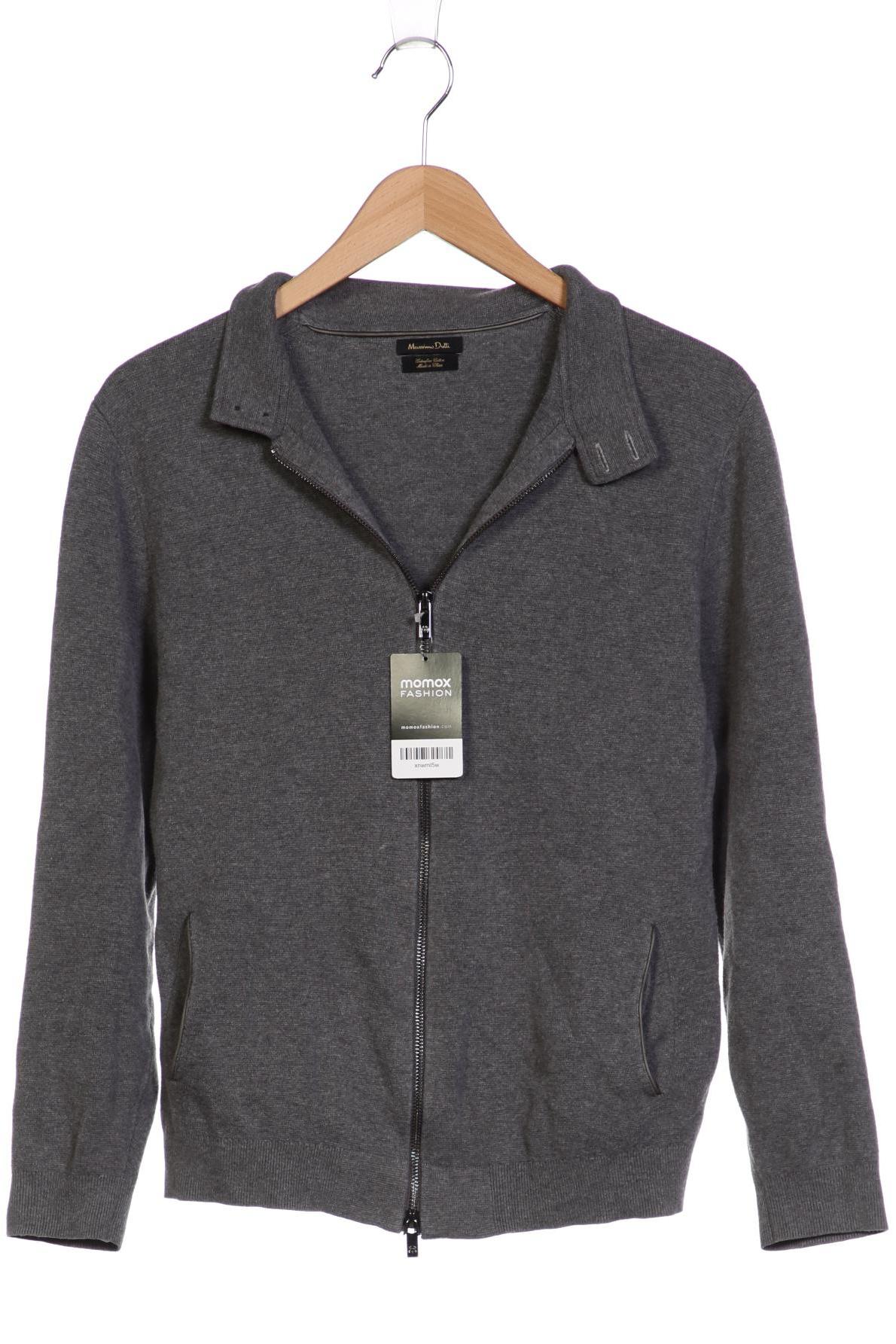 

Massimo Dutti Herren Strickjacke, grau, Gr. 52