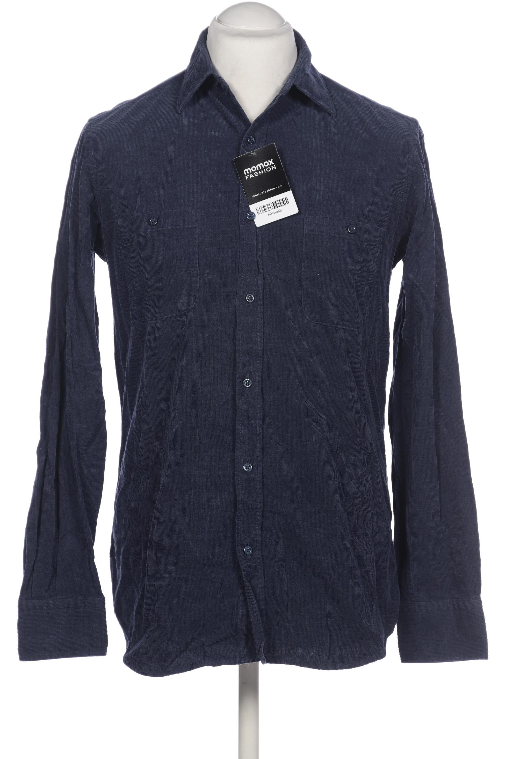 

Massimo Dutti Herren Hemd, blau, Gr. 48