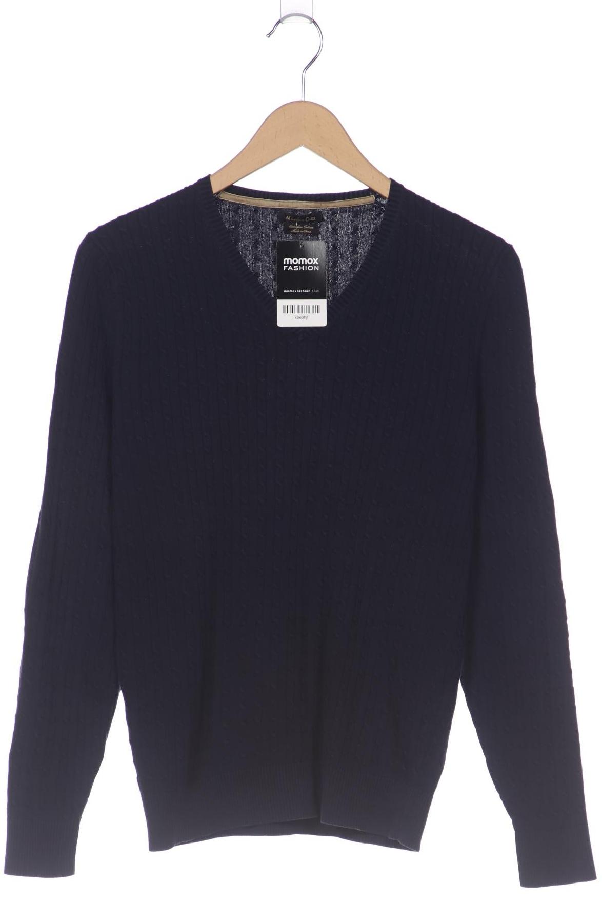 

Massimo Dutti Herren Pullover, marineblau, Gr. 48