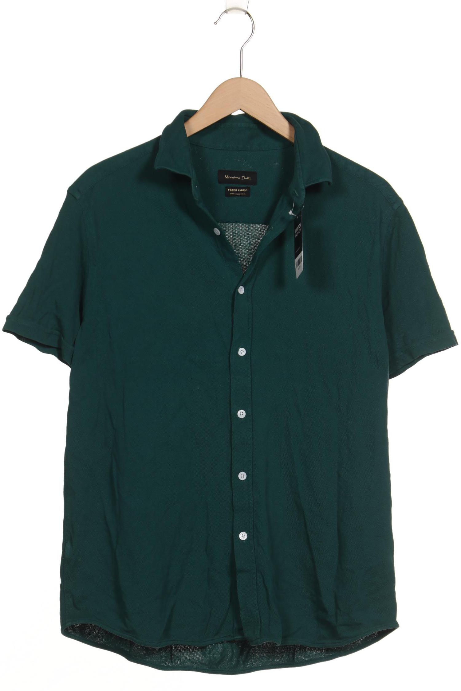 

Massimo Dutti Herren Hemd, grün, Gr. 56