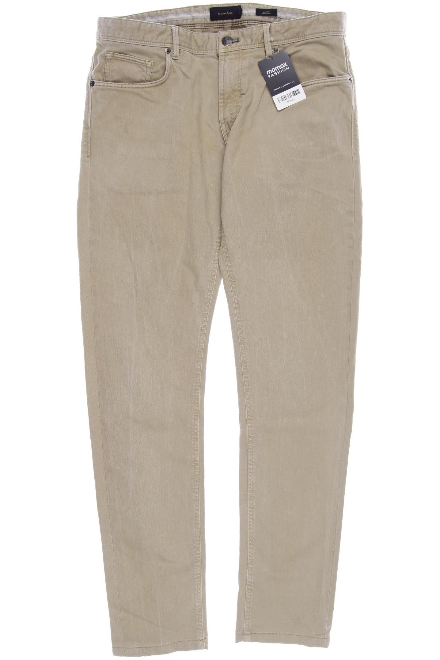 

Massimo Dutti Herren Jeans, beige, Gr. 32