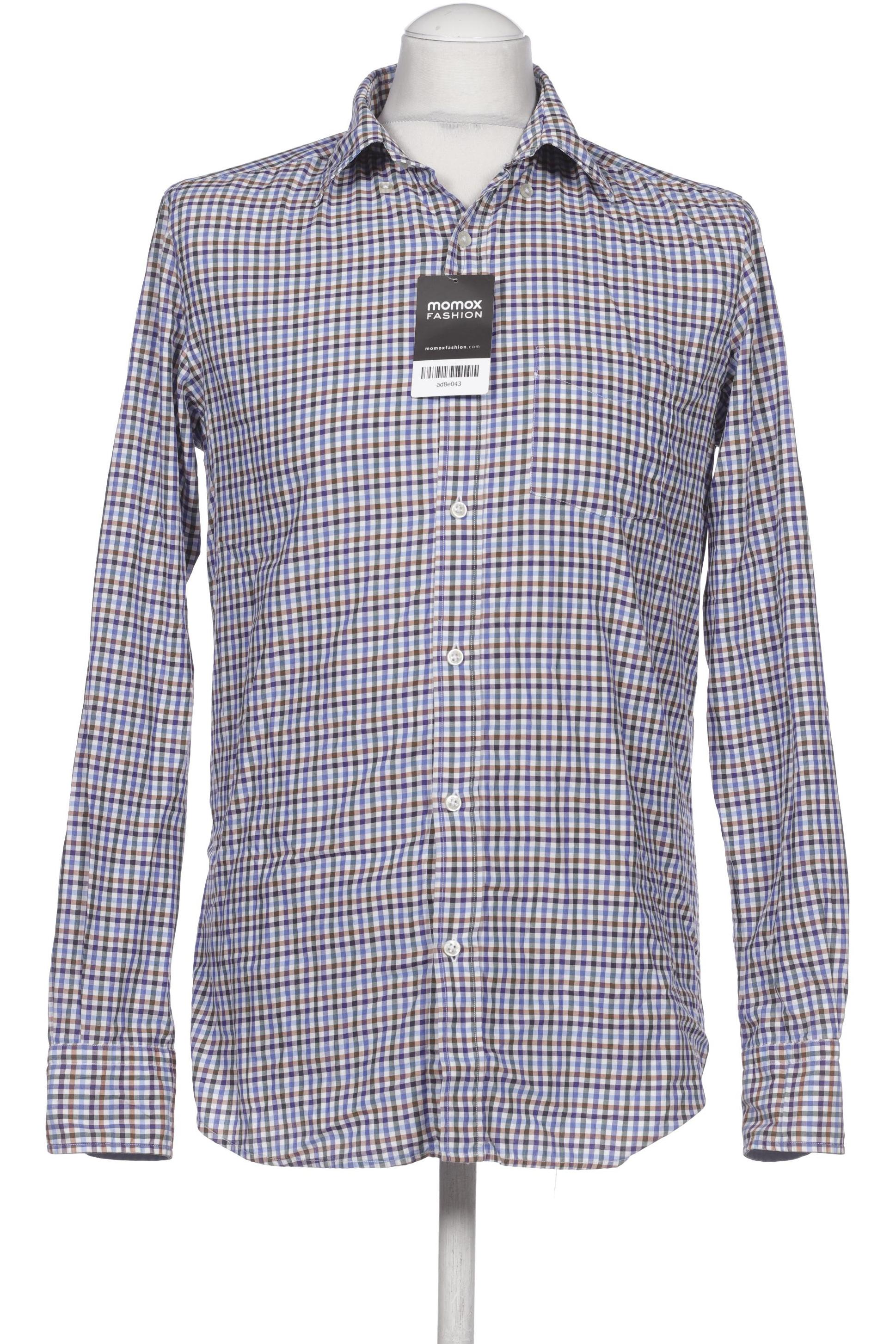 

Massimo Dutti Herren Hemd, blau, Gr. 46
