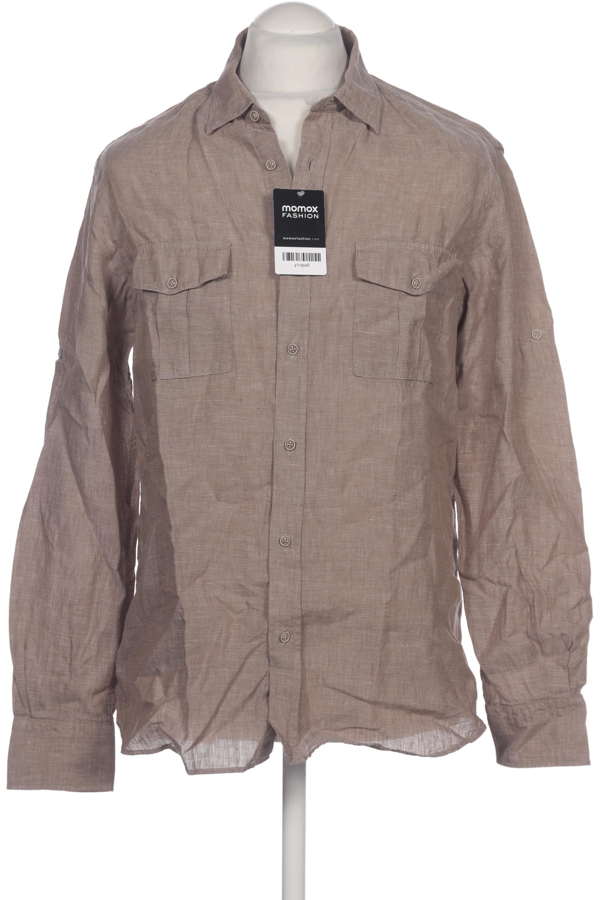 

Massimo Dutti Herren Hemd, beige, Gr. 52