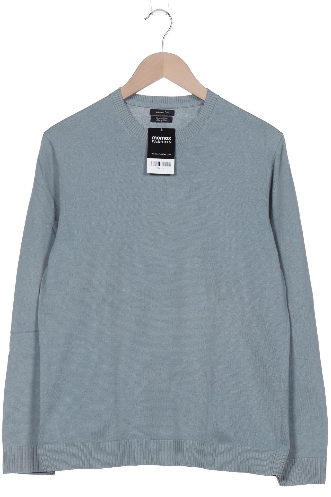

Massimo Dutti Herren Pullover, türkis, Gr. 52