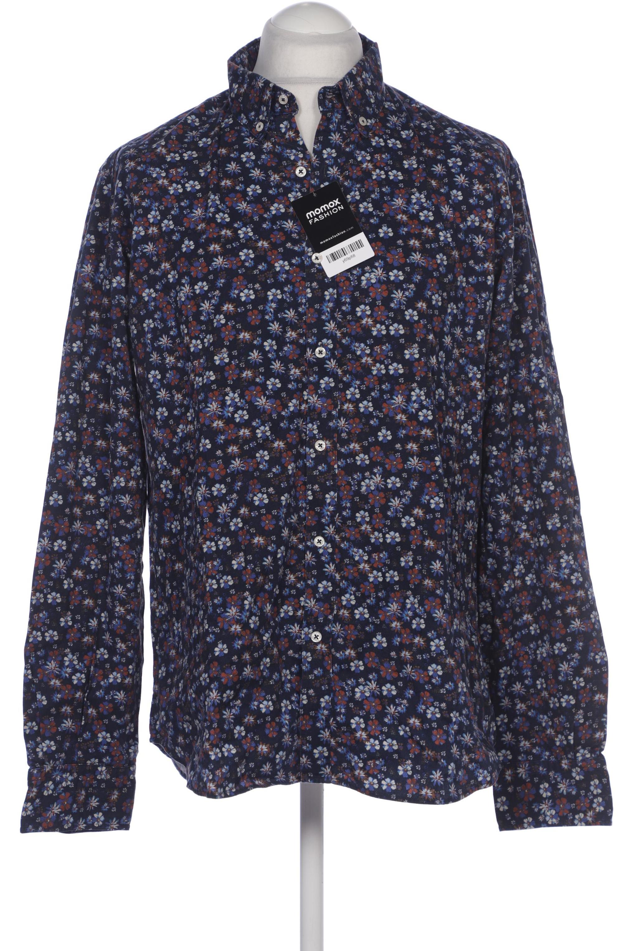

Massimo Dutti Herren Hemd, marineblau, Gr. 54