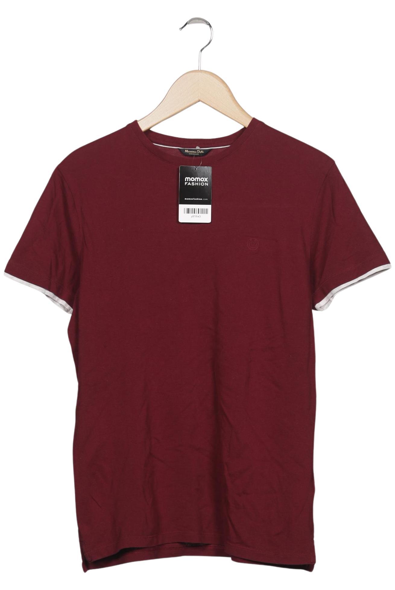 Thumbnail - Massimo Dutti Herren T-Shirt, bordeaux, Gr. 48