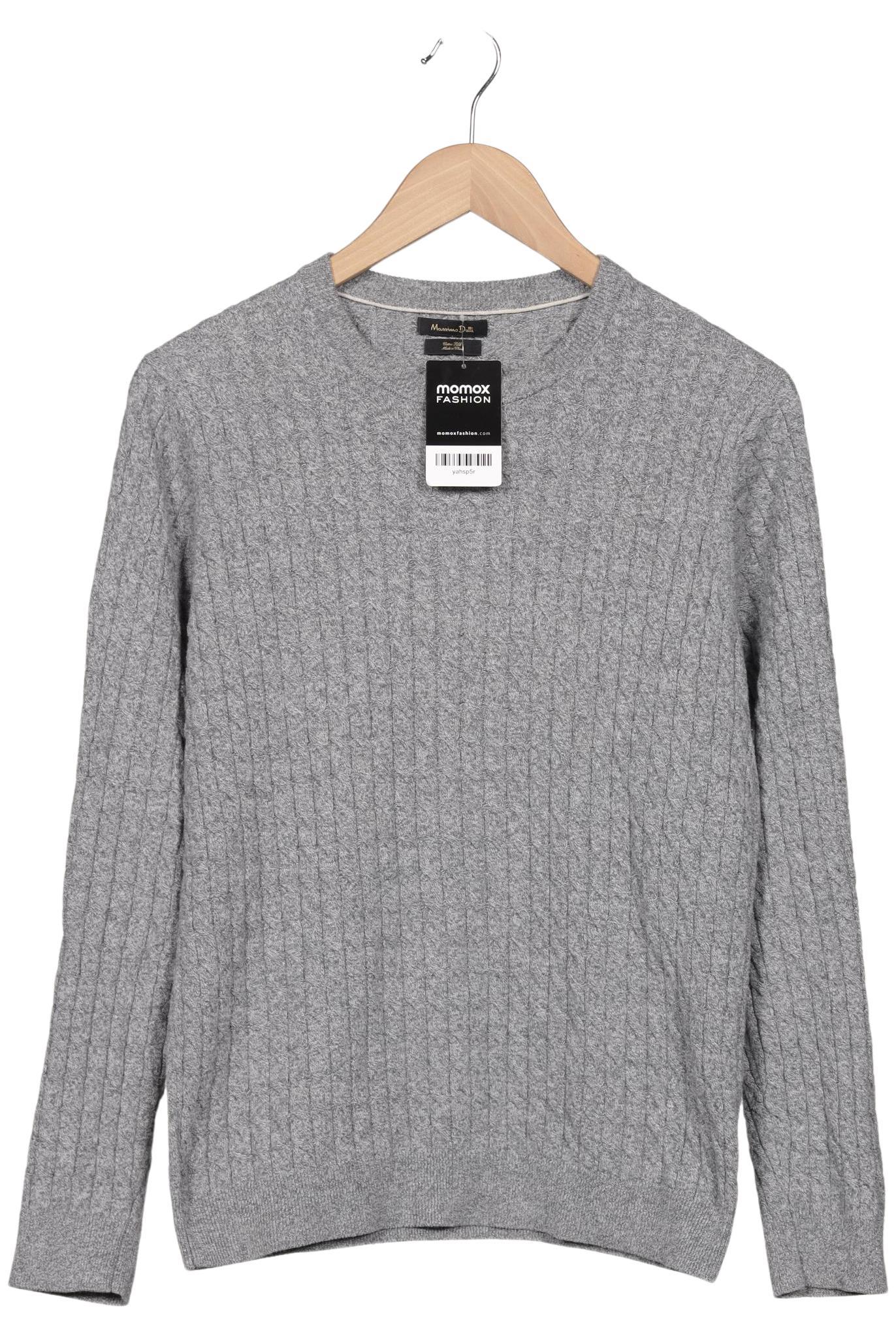 

Massimo Dutti Herren Pullover, grau, Gr. 48