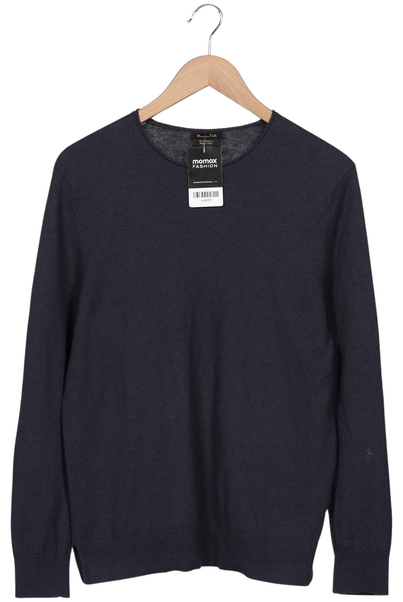 

Massimo Dutti Herren Pullover, marineblau, Gr. 48