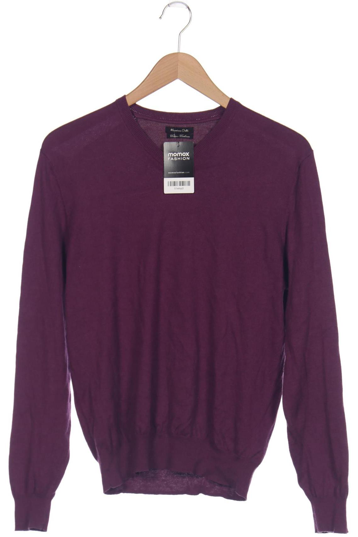 

Massimo Dutti Herren Pullover, flieder, Gr. 48