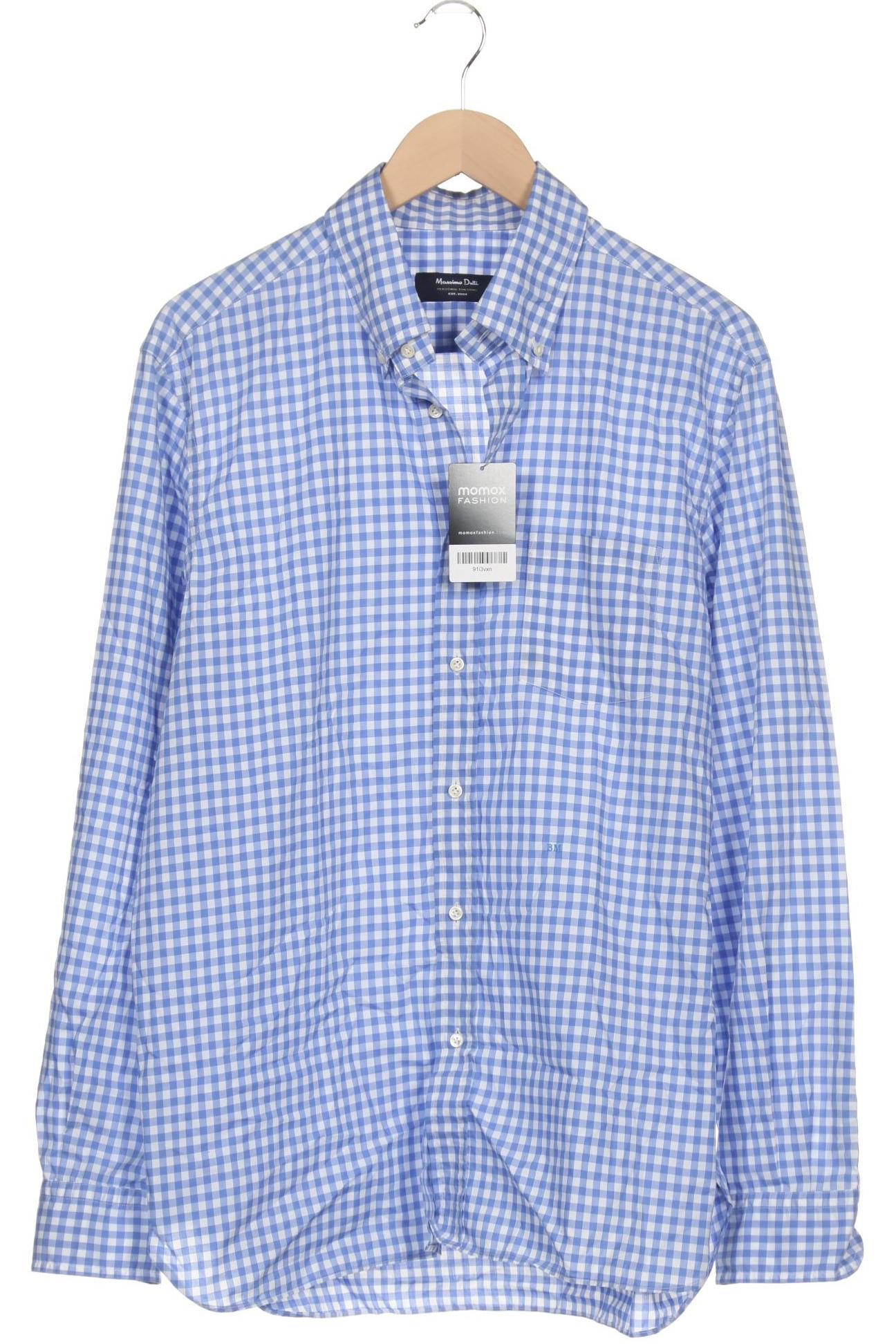 

Massimo Dutti Herren Hemd, blau, Gr. 56