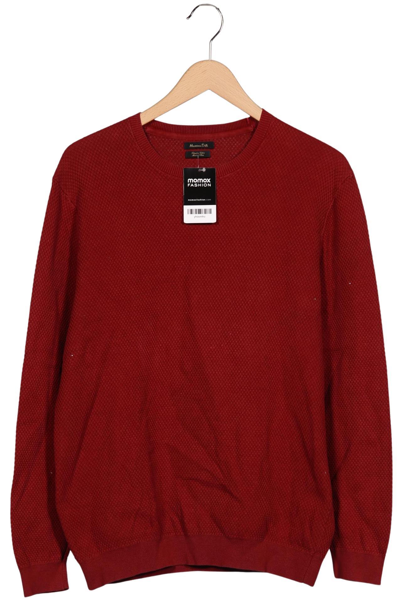 

Massimo Dutti Herren Pullover, rot, Gr. 52