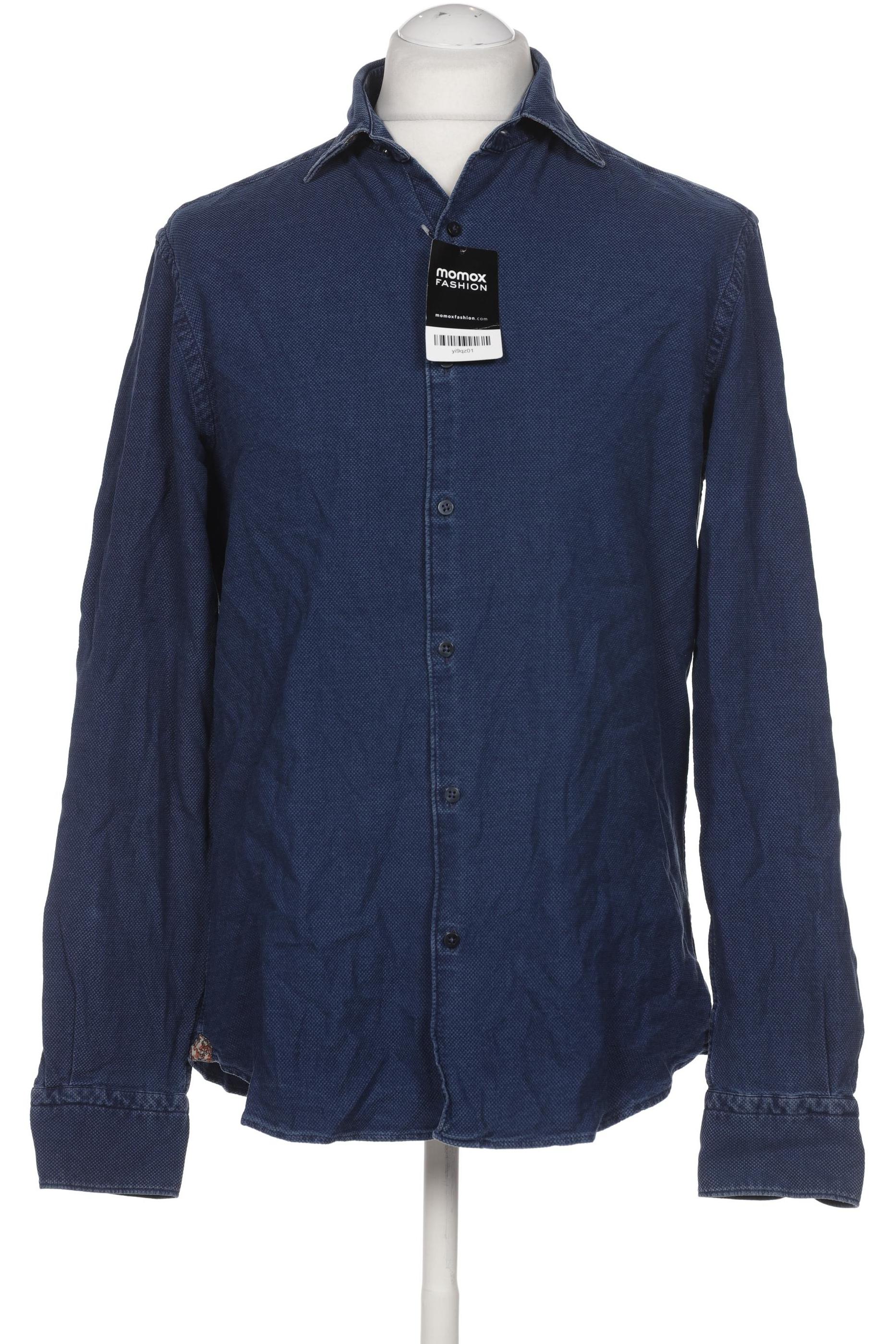 

Massimo Dutti Herren Hemd, marineblau, Gr. 52