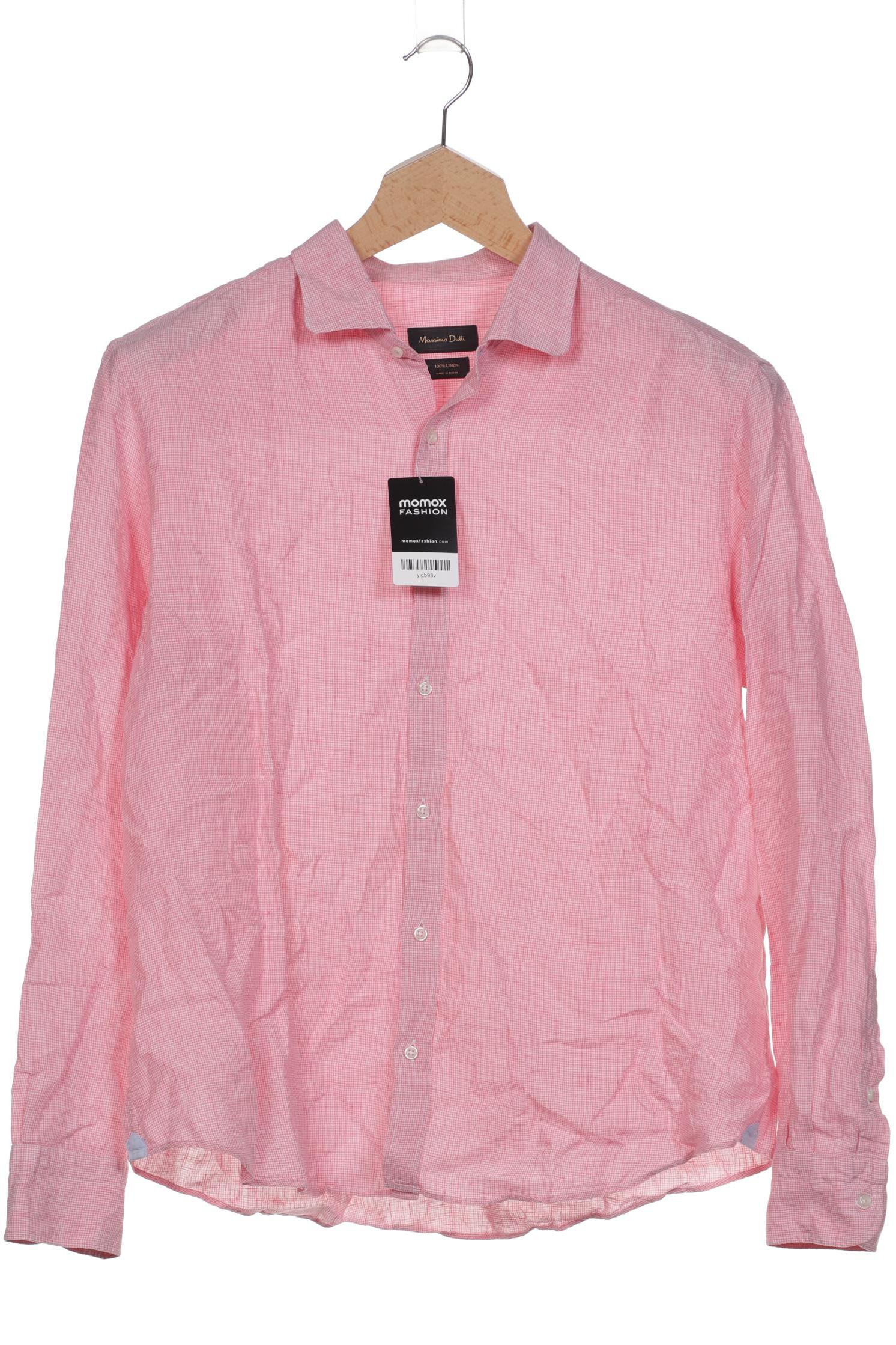 

Massimo Dutti Herren Hemd, pink, Gr. 56